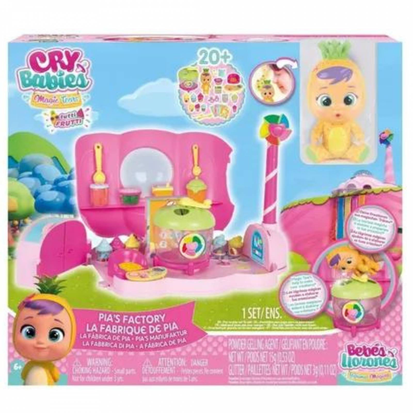 Bebés Llorones Lágrimas Mágicas Tutti Frutti Fabrica de Pia