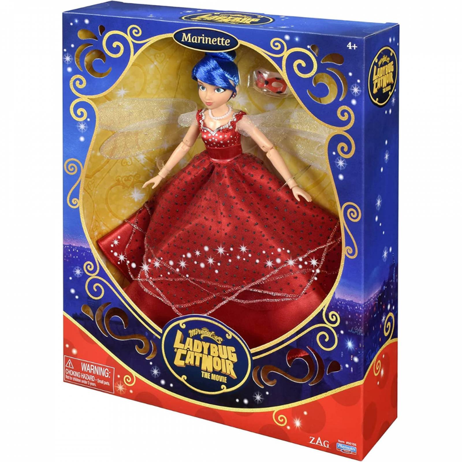 Miraculous Ladybug & Cat Noir Movie Marinette edición de colección con outfit exclusivo y antifaz desmontable