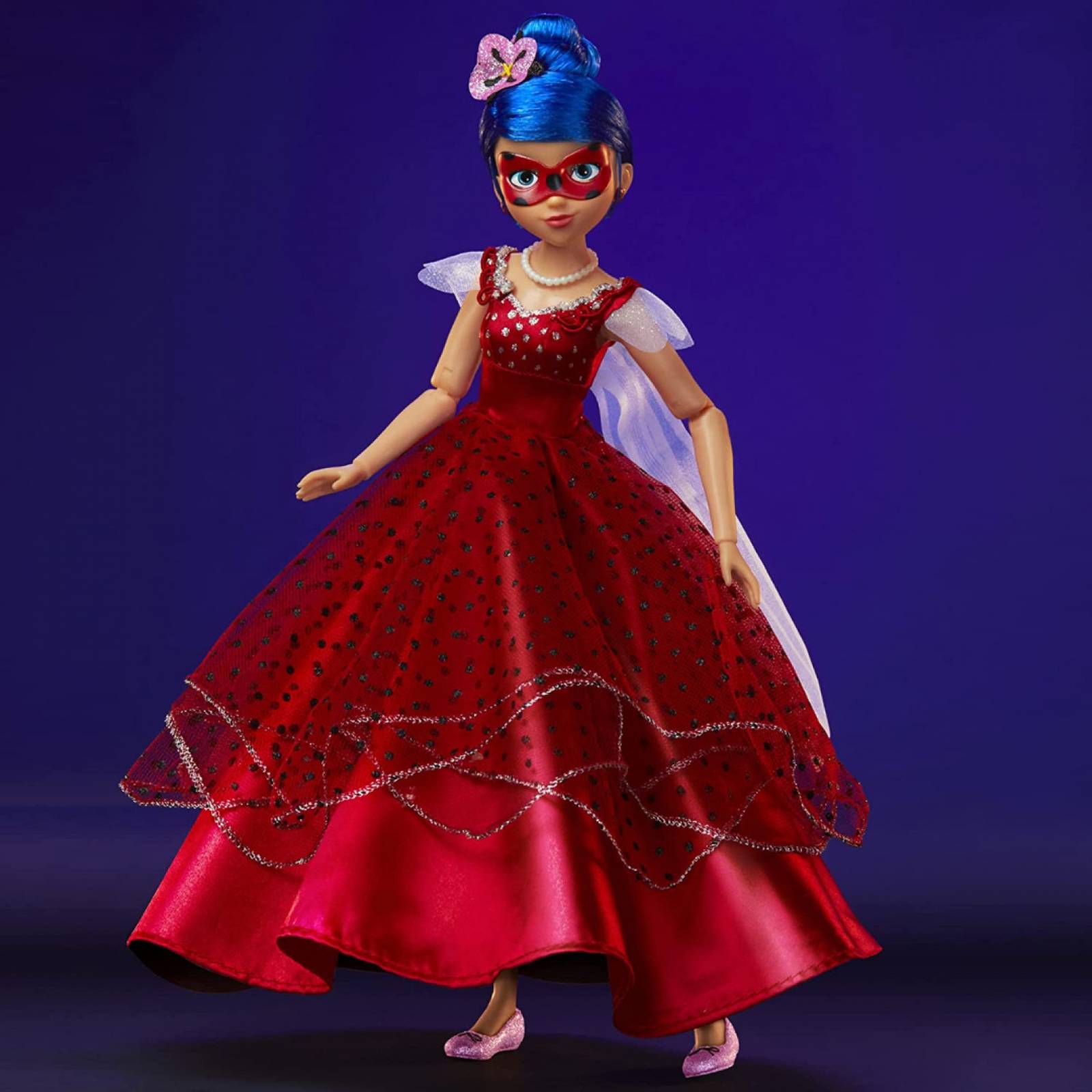 Miraculous Ladybug & Cat Noir Movie Marinette edición de colección con outfit exclusivo y antifaz desmontable