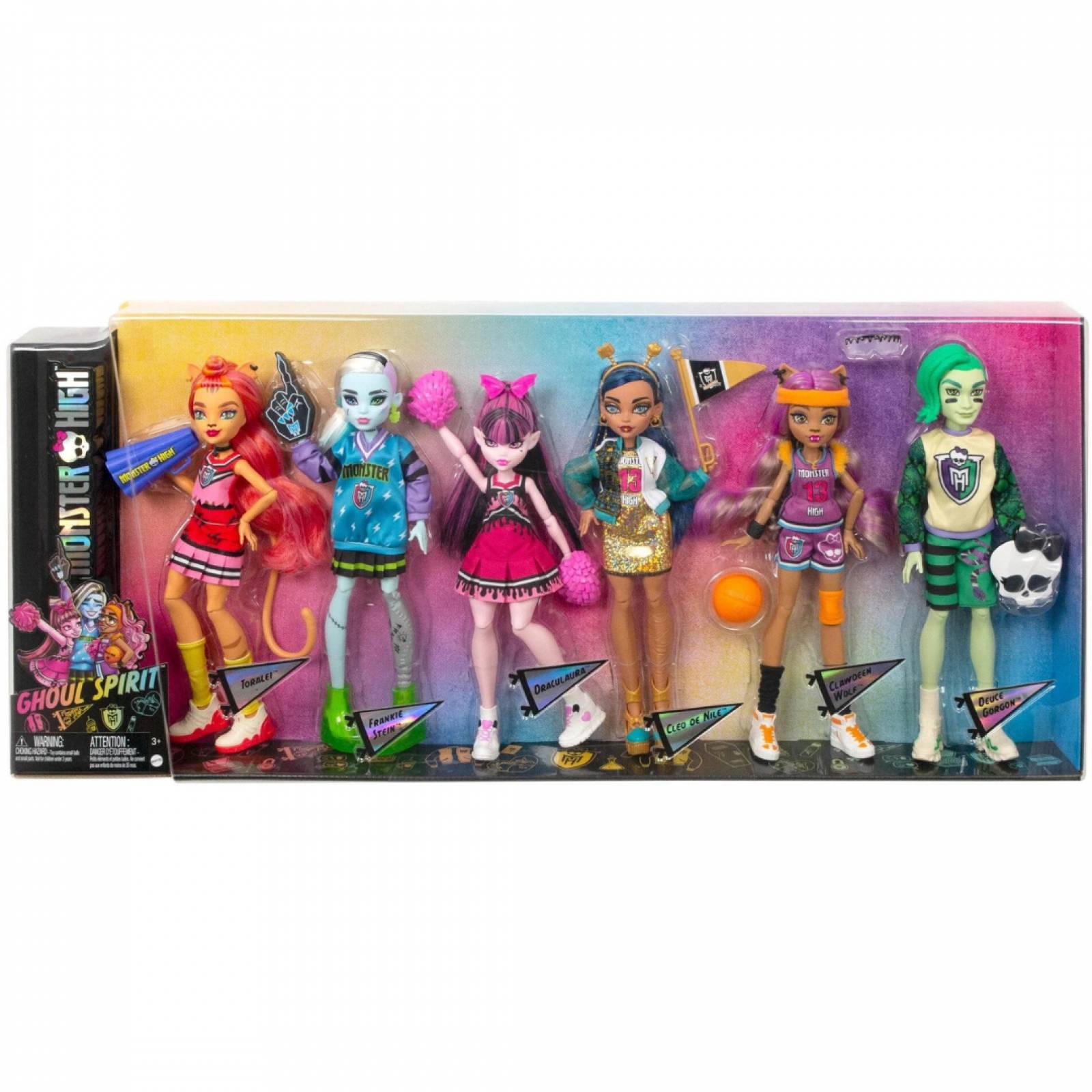 Monster High 6-Pack, Ghoul Spirit Sporty Collection 