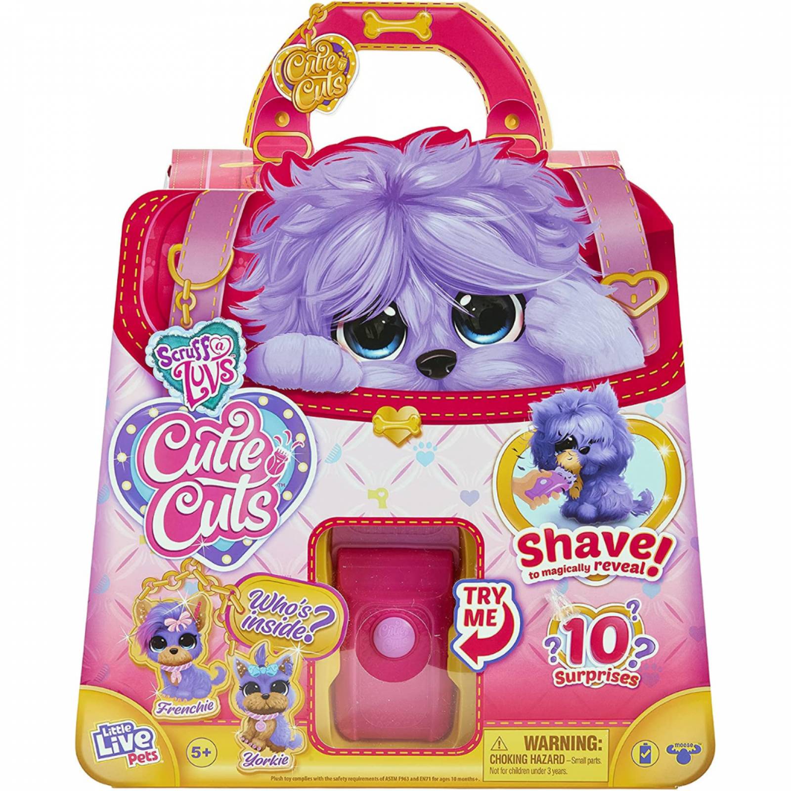 Little Live Pets Scruff-A-Luvs Cutie Cuts Purple