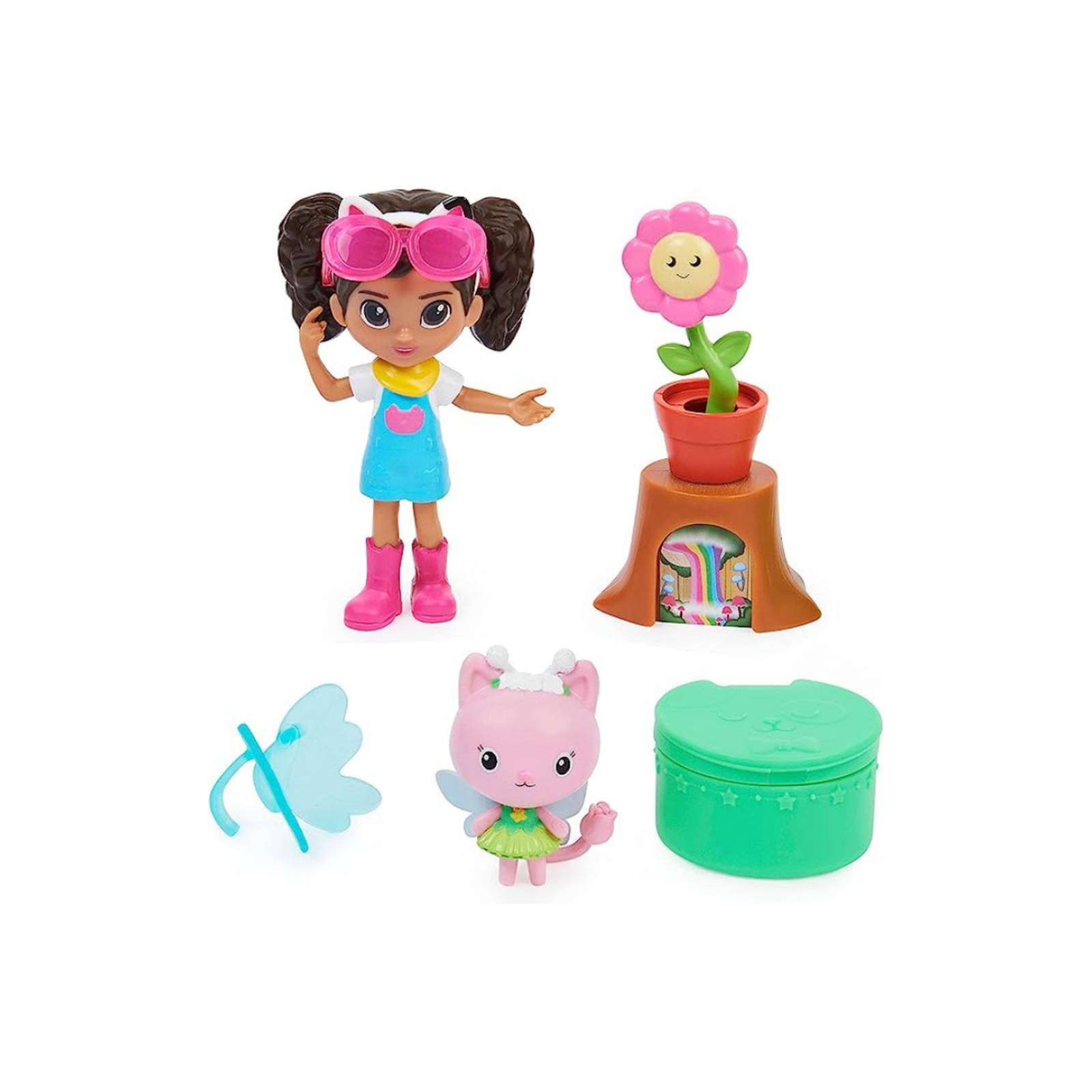 La Casa de Muñecas de Gabby - Jardín Plastástico de Gabby 