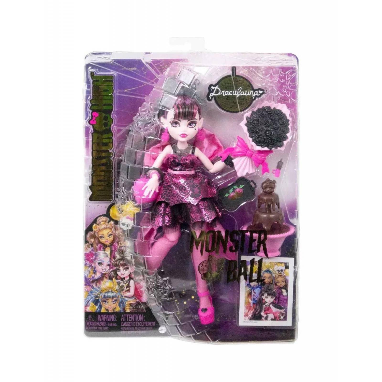 Monster High Draculaura Fashion in Monster Ball Party Dress