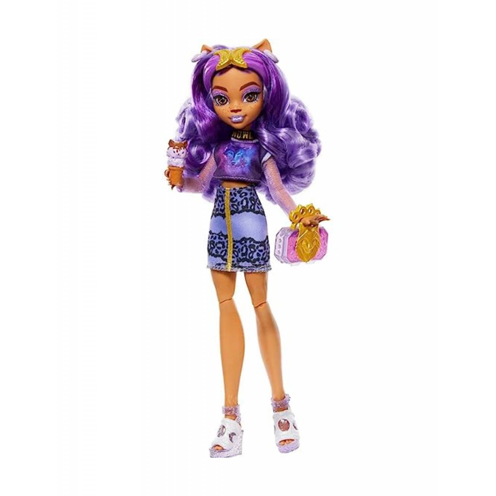 Monster High Skulltimates Secrets Fearidescent Clawdeen Wolf 