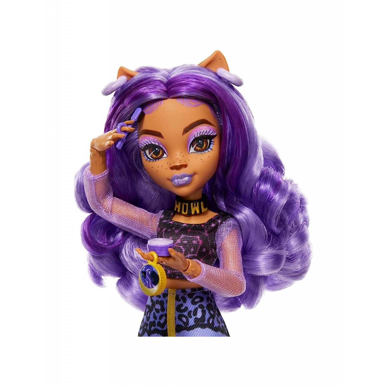 Monster High Skulltimates Secrets Fearidescent Clawdeen Wolf 
