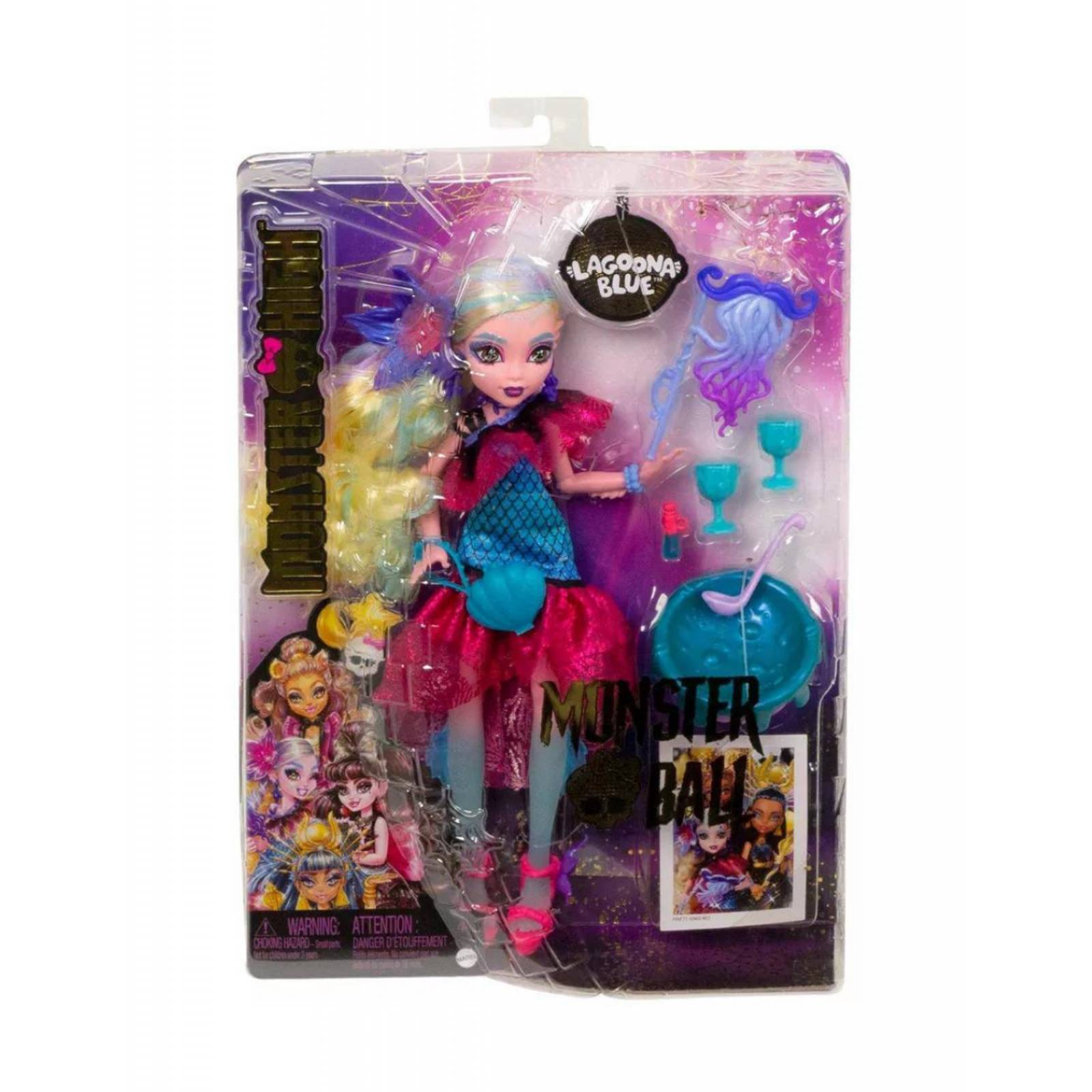 Monster High Lagoona Blue Fashion in Monster Ball Party Dress 
