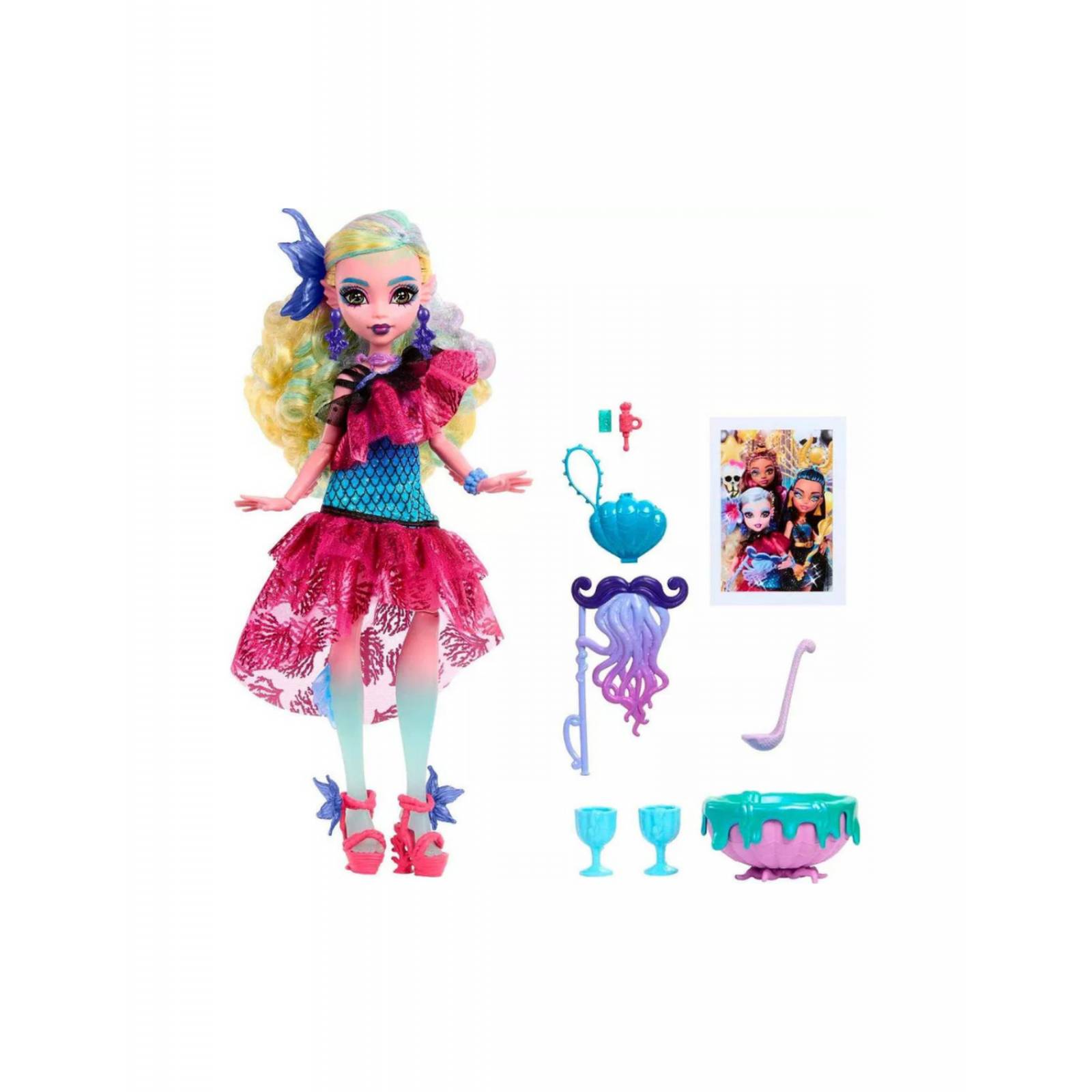 Monster High Lagoona Blue Fashion in Monster Ball Party Dress 