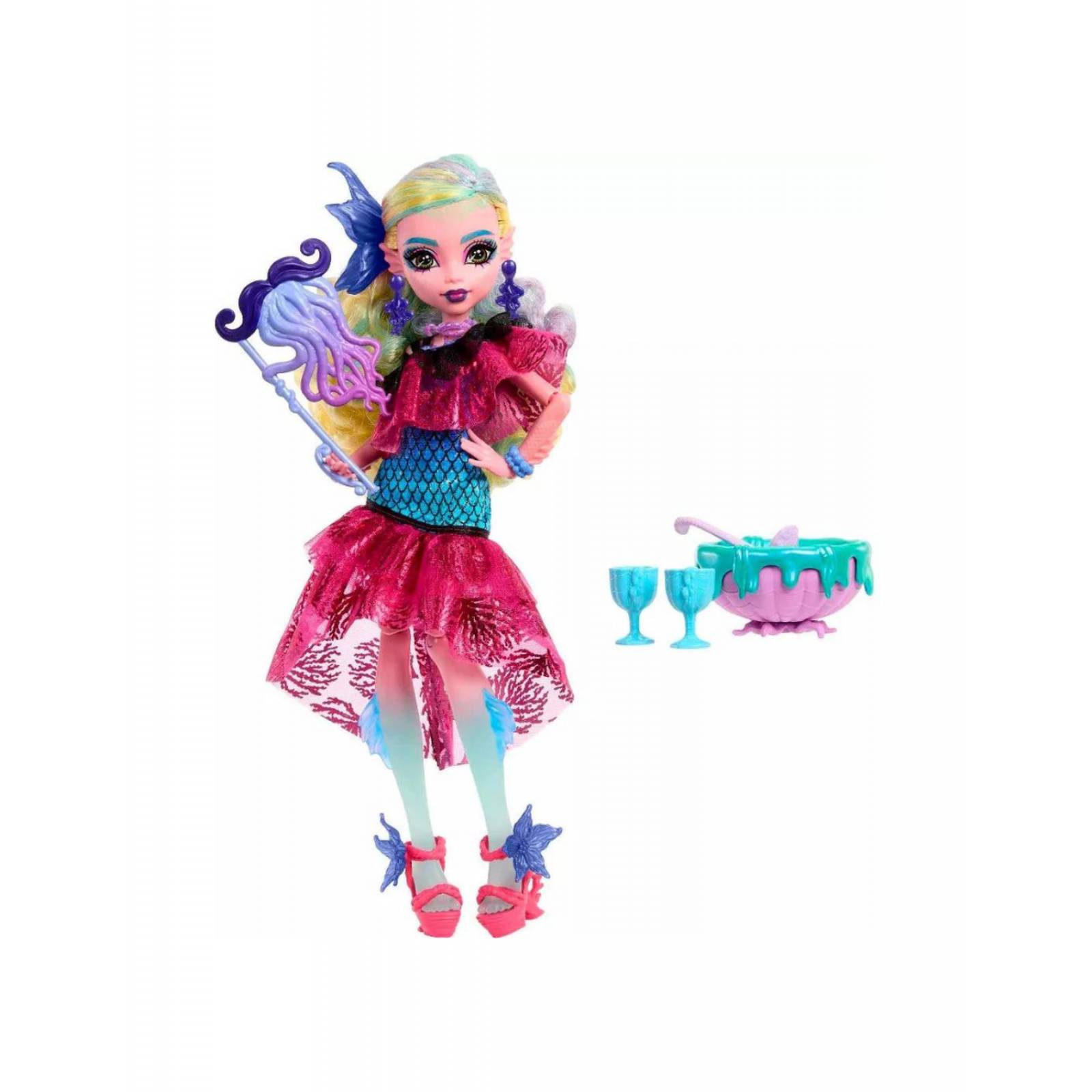 Monster High Lagoona Blue Fashion in Monster Ball Party Dress 