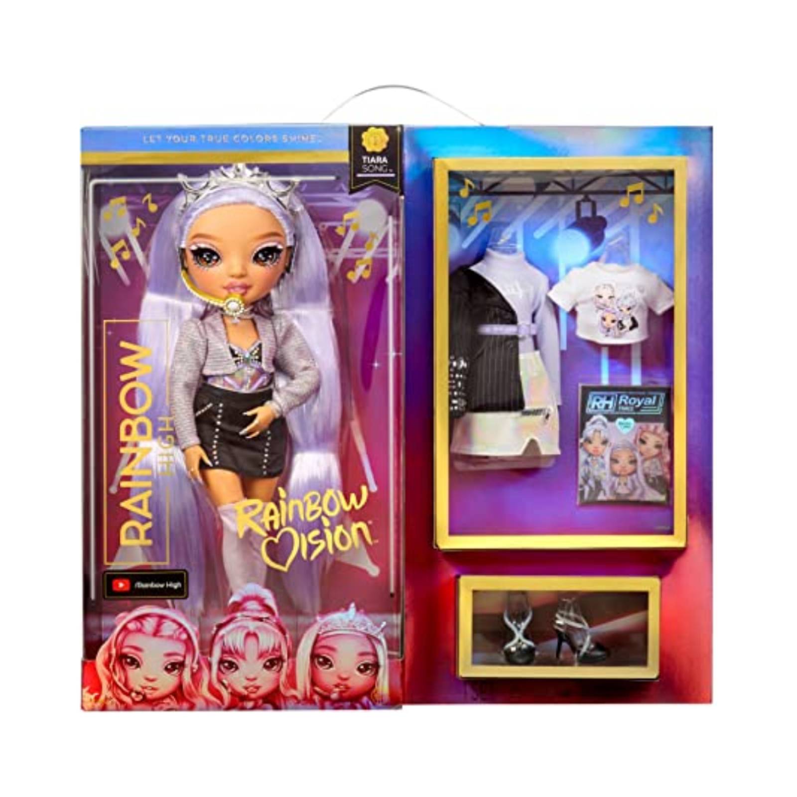 Rainbow High Rainbow Vision Royal Three K-pop Tiara Song 