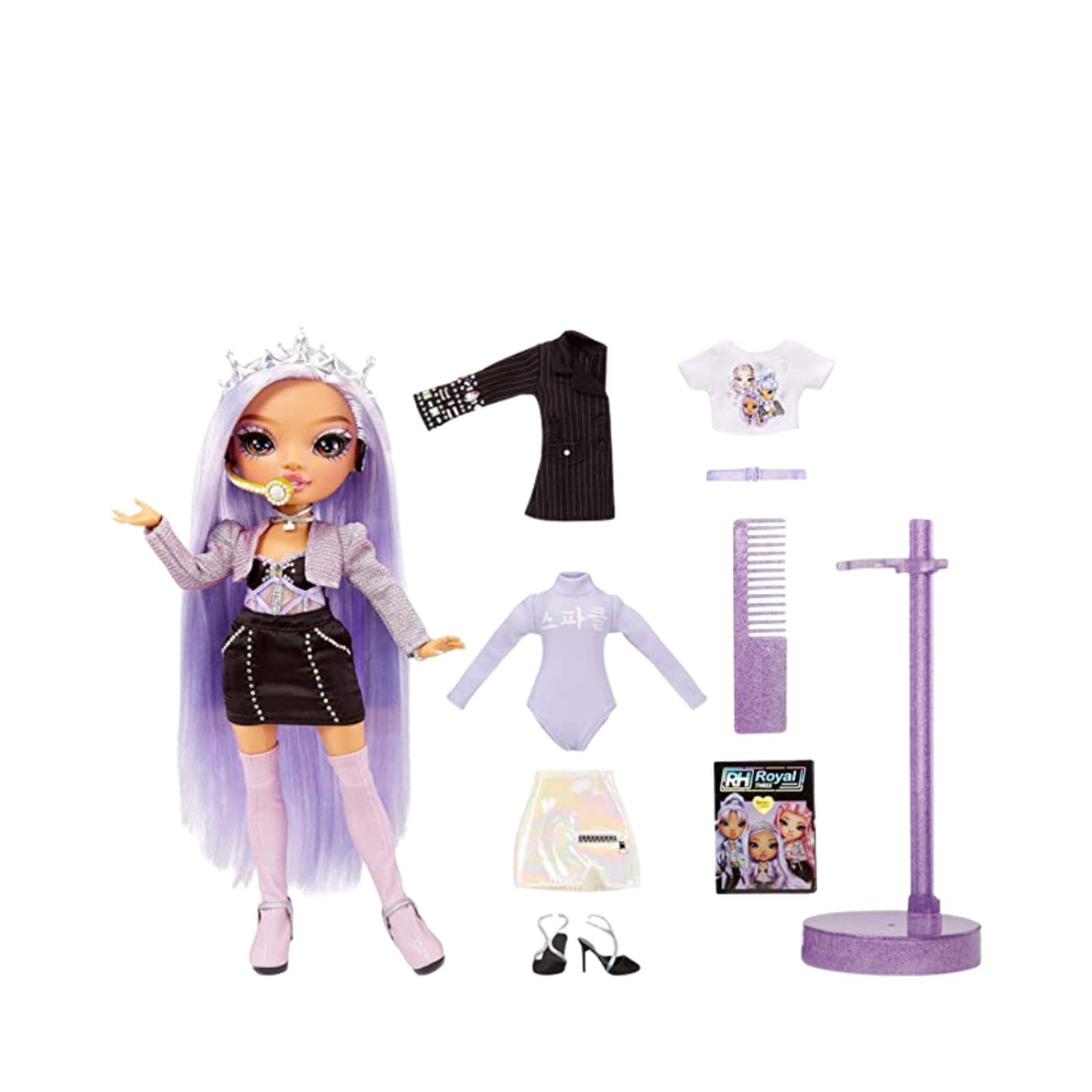 Rainbow High Rainbow Vision Royal Three K-pop Tiara Song 