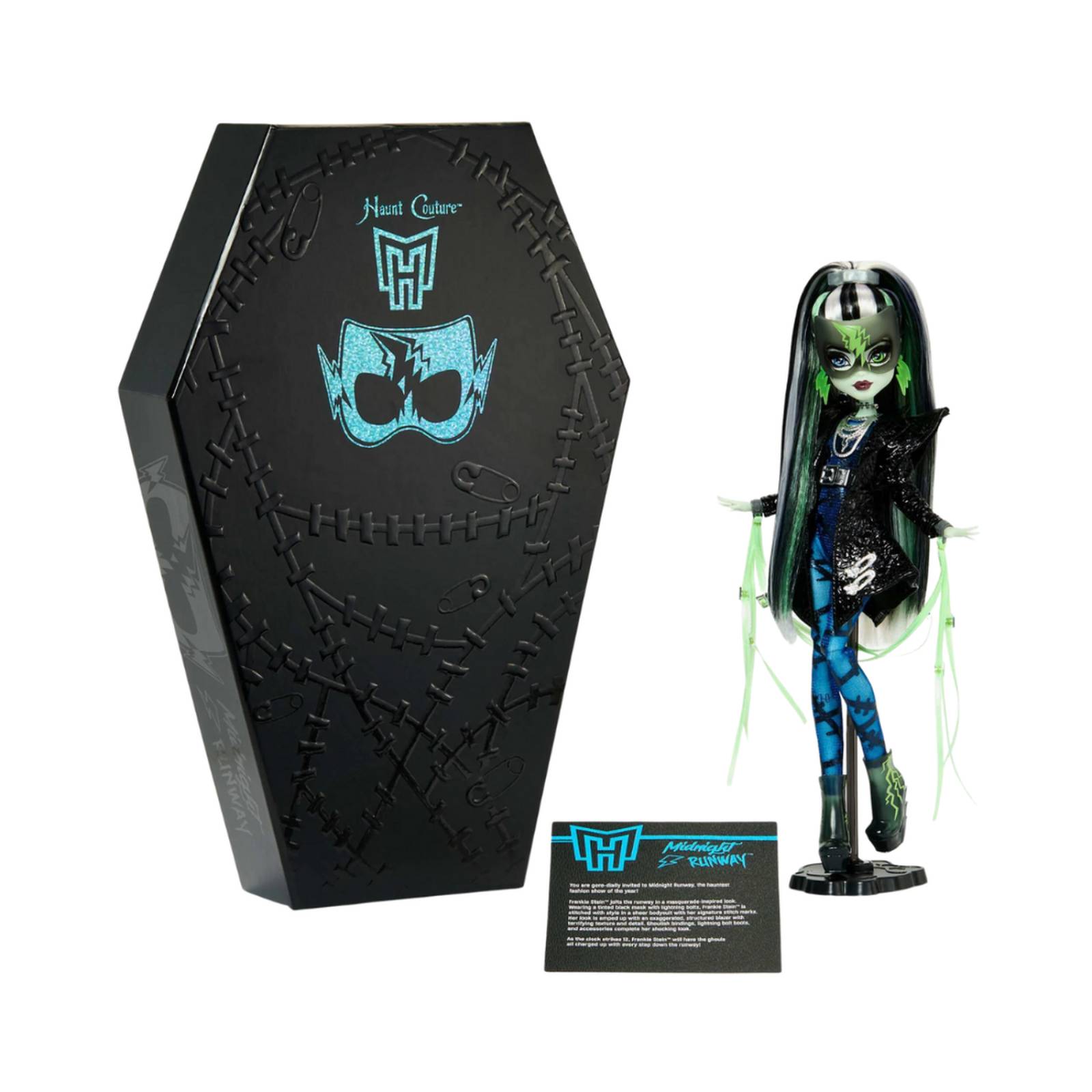 Monster High Skullector Haunt Couture Midnight Runway Frankie Stein Doll 