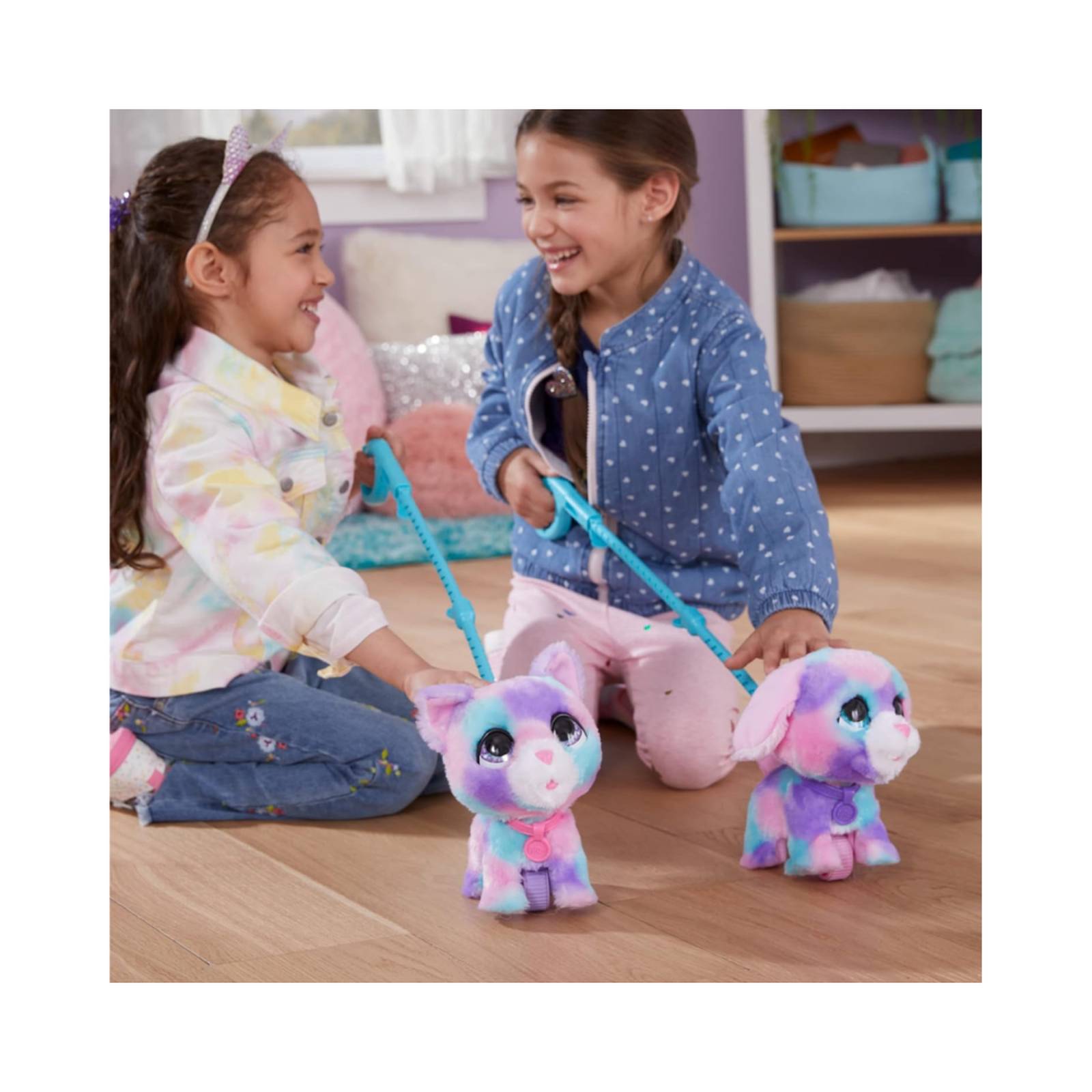 FurReal Walkalots Los Amigos, Cotton y Candy 