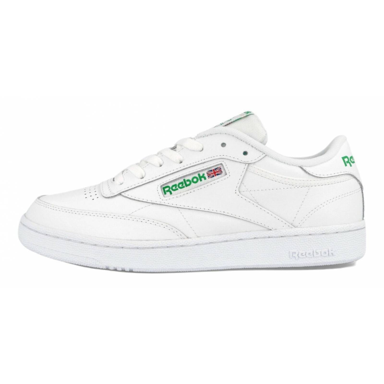 Tenis Reebok Club C 85 Blanco Verde Unisex Ar0456