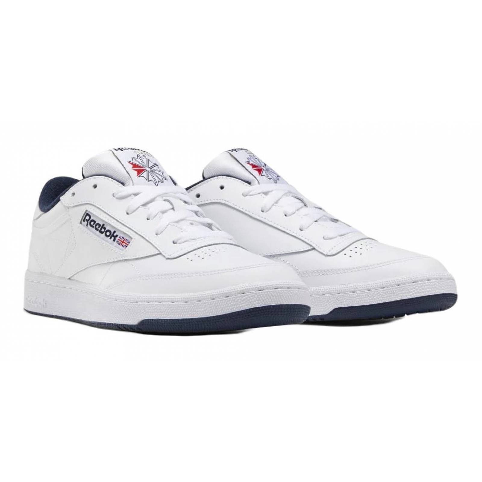 Tenis Reebok Club C 85 Blanco Marino Hombre
