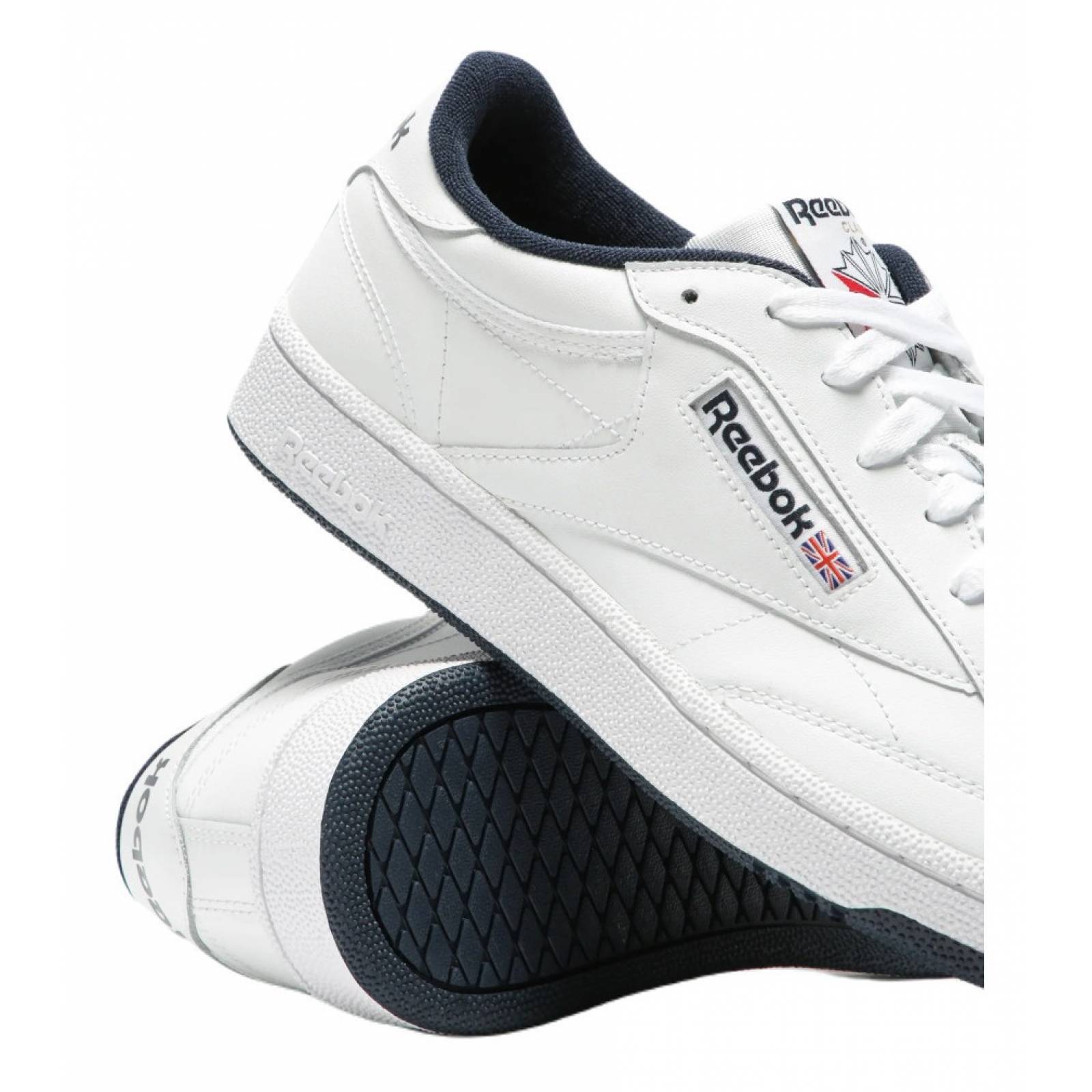 Tenis Reebok Club C 85 Blanco Marino Hombre