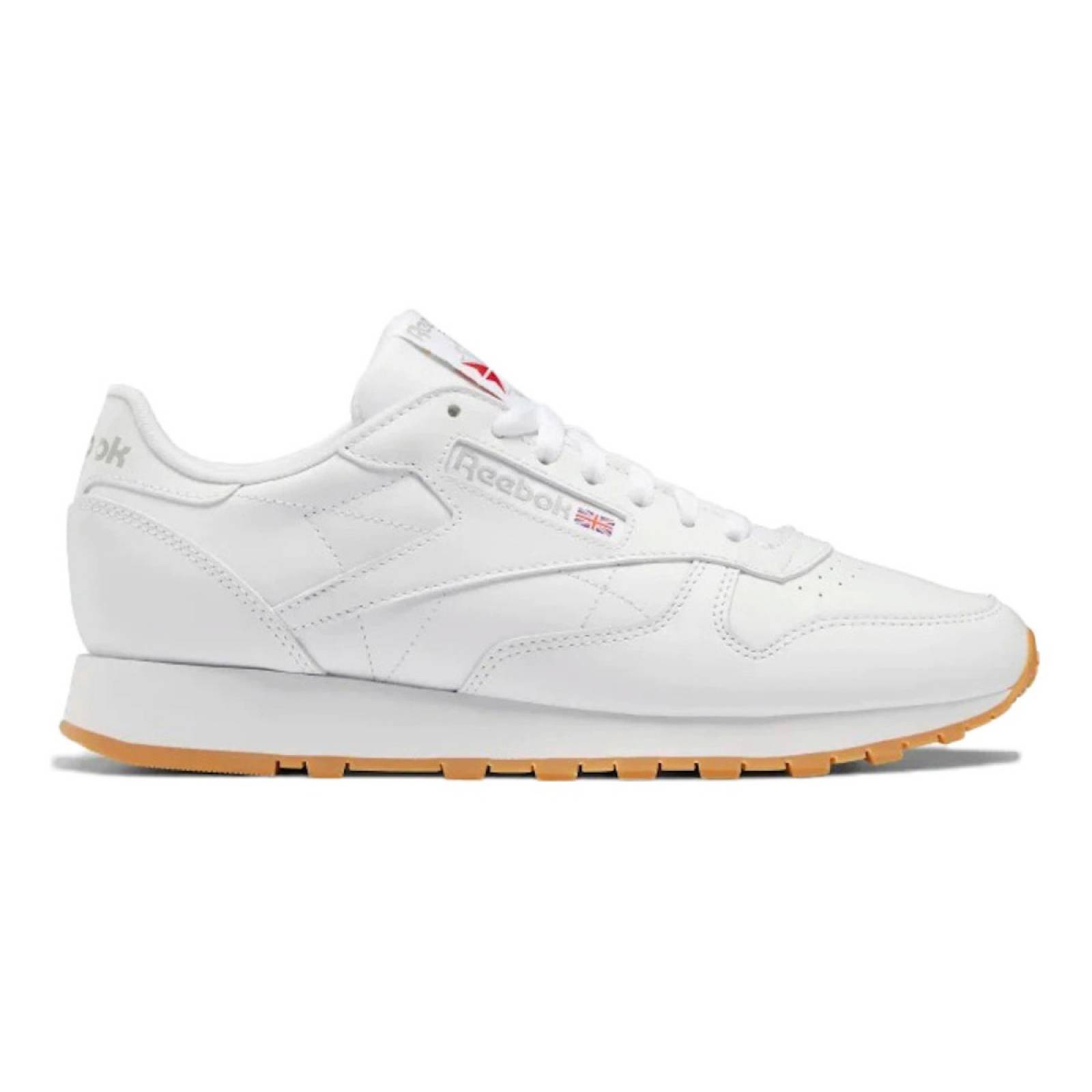 Tenis Reebok Classic Leather Blanco Hombre