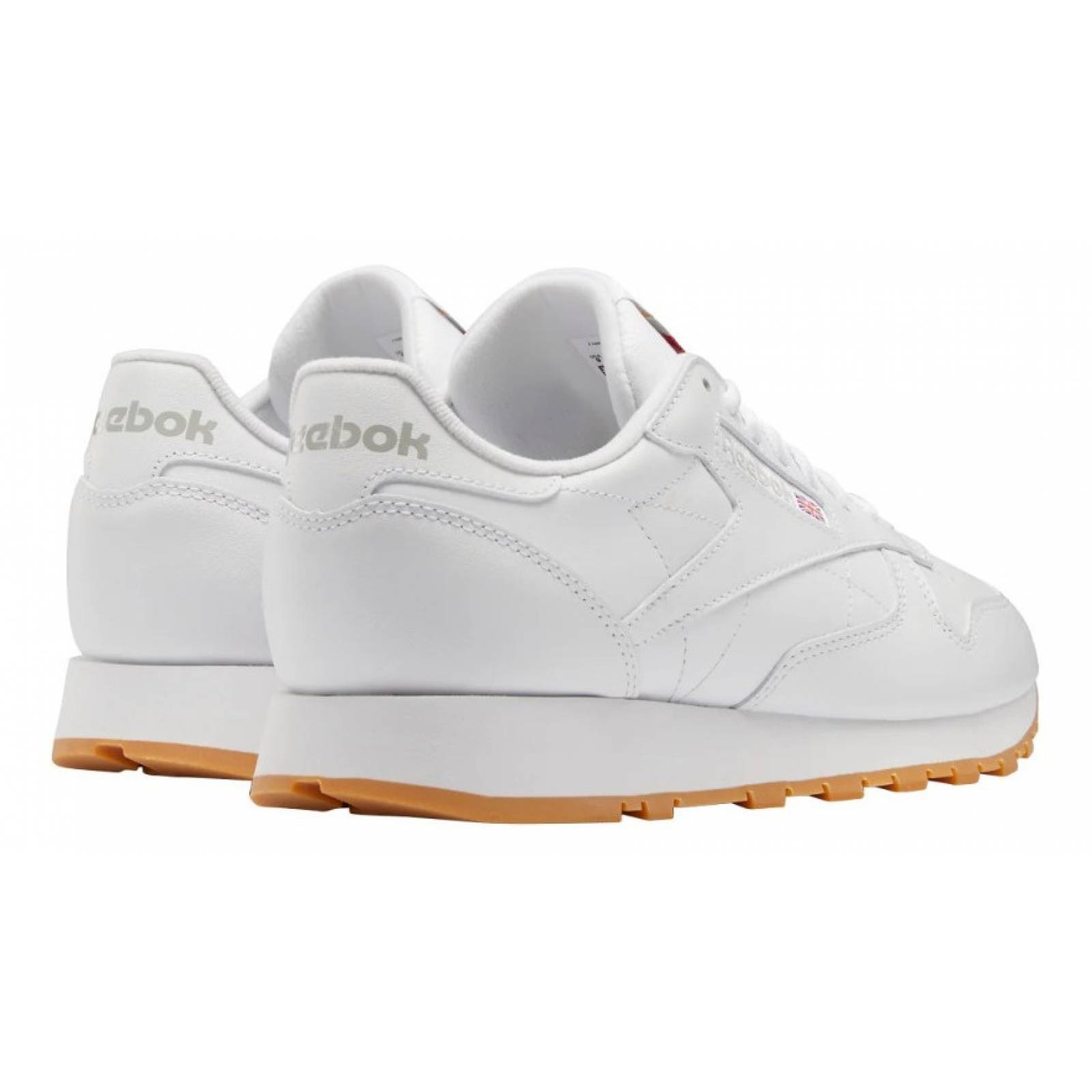 Tenis Reebok Classic Leather Blanco Hombre