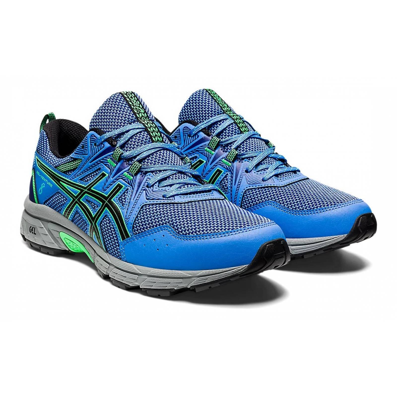 Tenis Asics Gel venture 8 Azul Verde Hombre 1011a824 407
