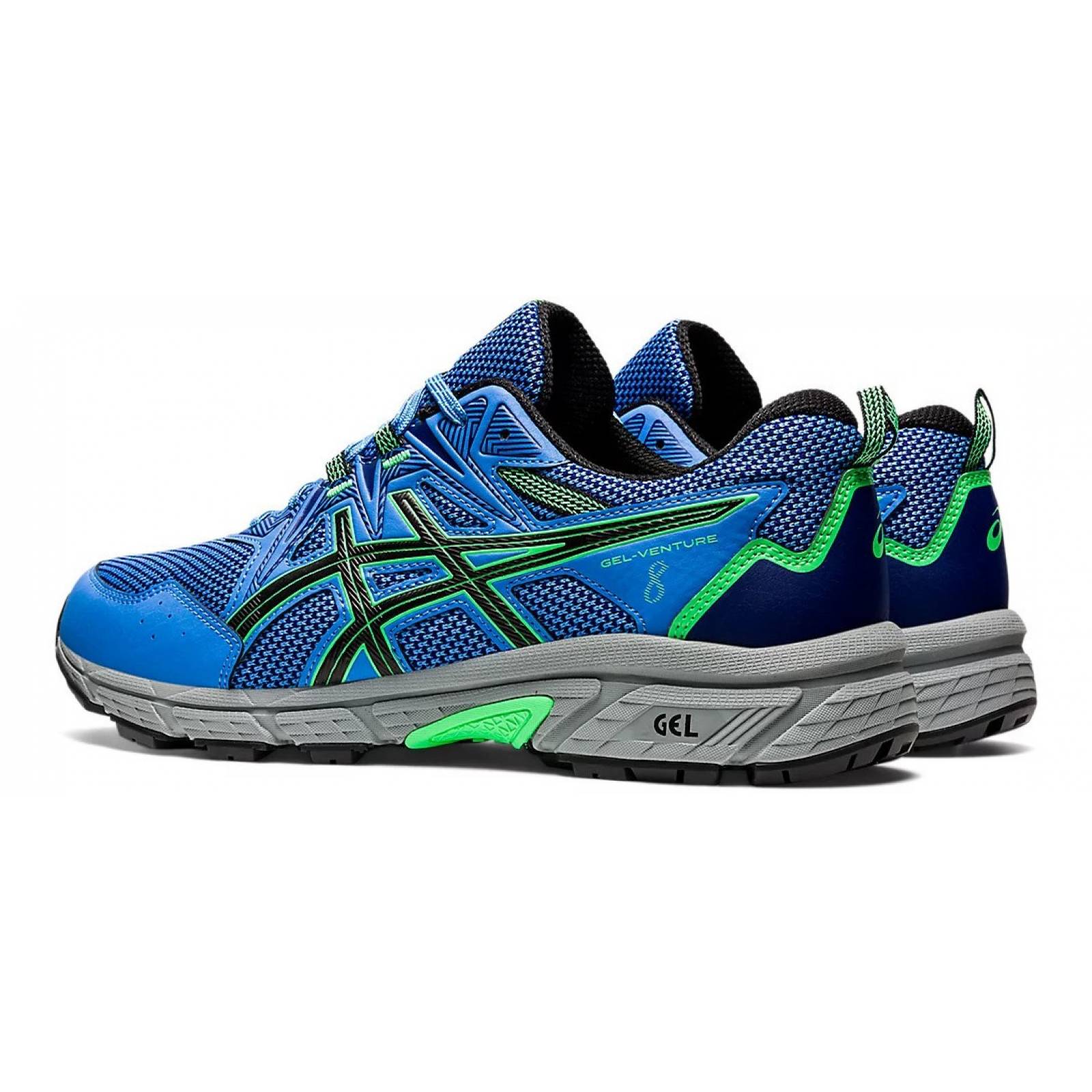 Tenis Asics Gel venture 8 Azul Verde Hombre 1011a824 407