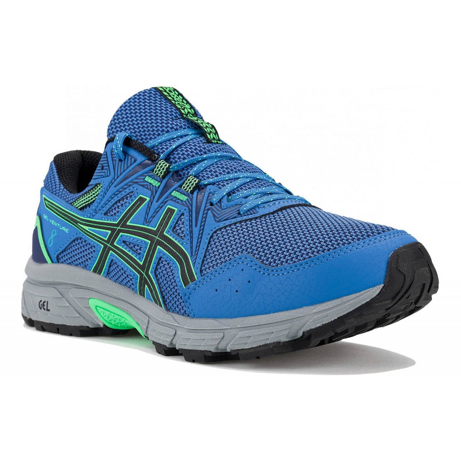 Tenis Asics Gel venture 8 Azul Verde Hombre 1011a824 407