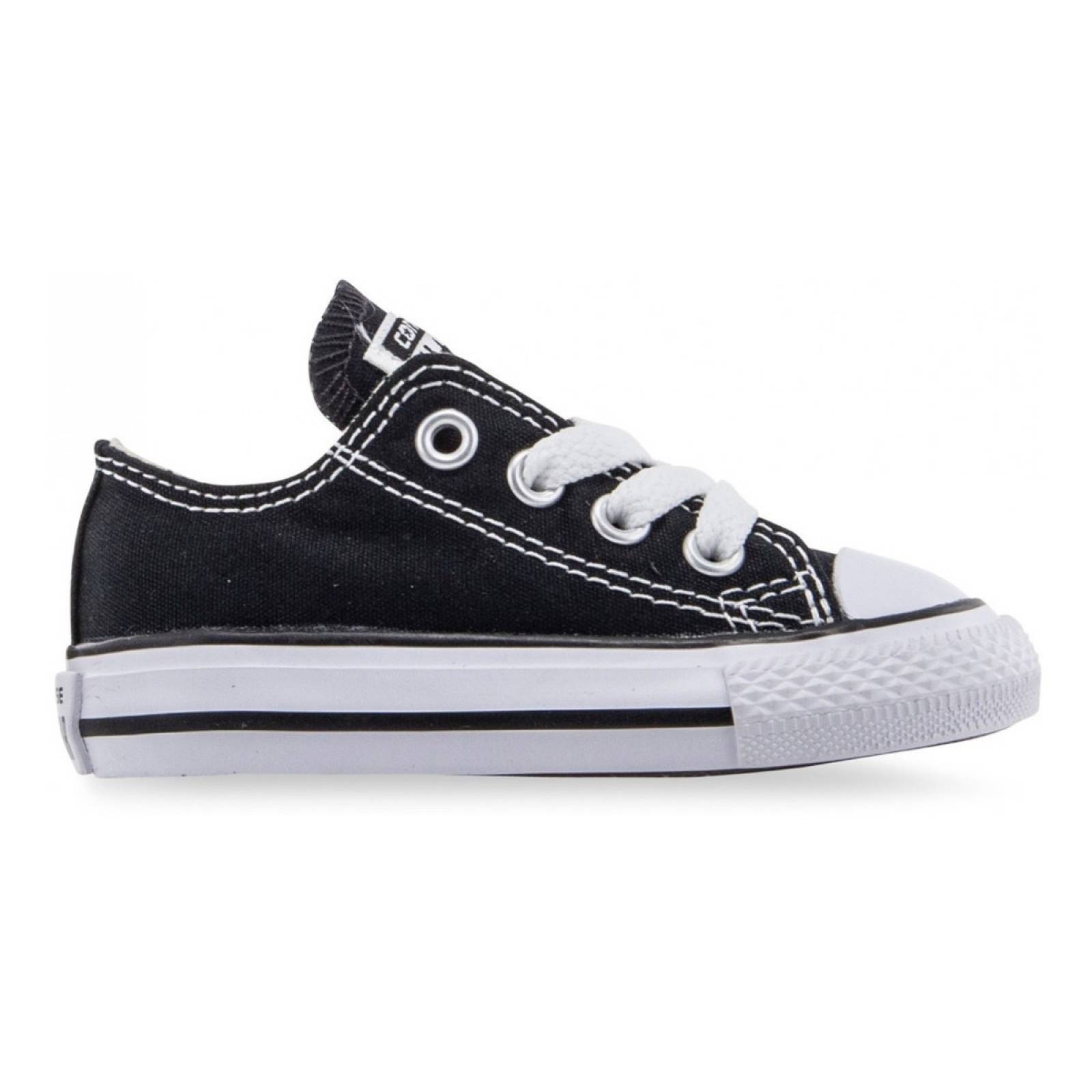 Tenis Converse Choclo Negro Clasico Niños bebé 7j235