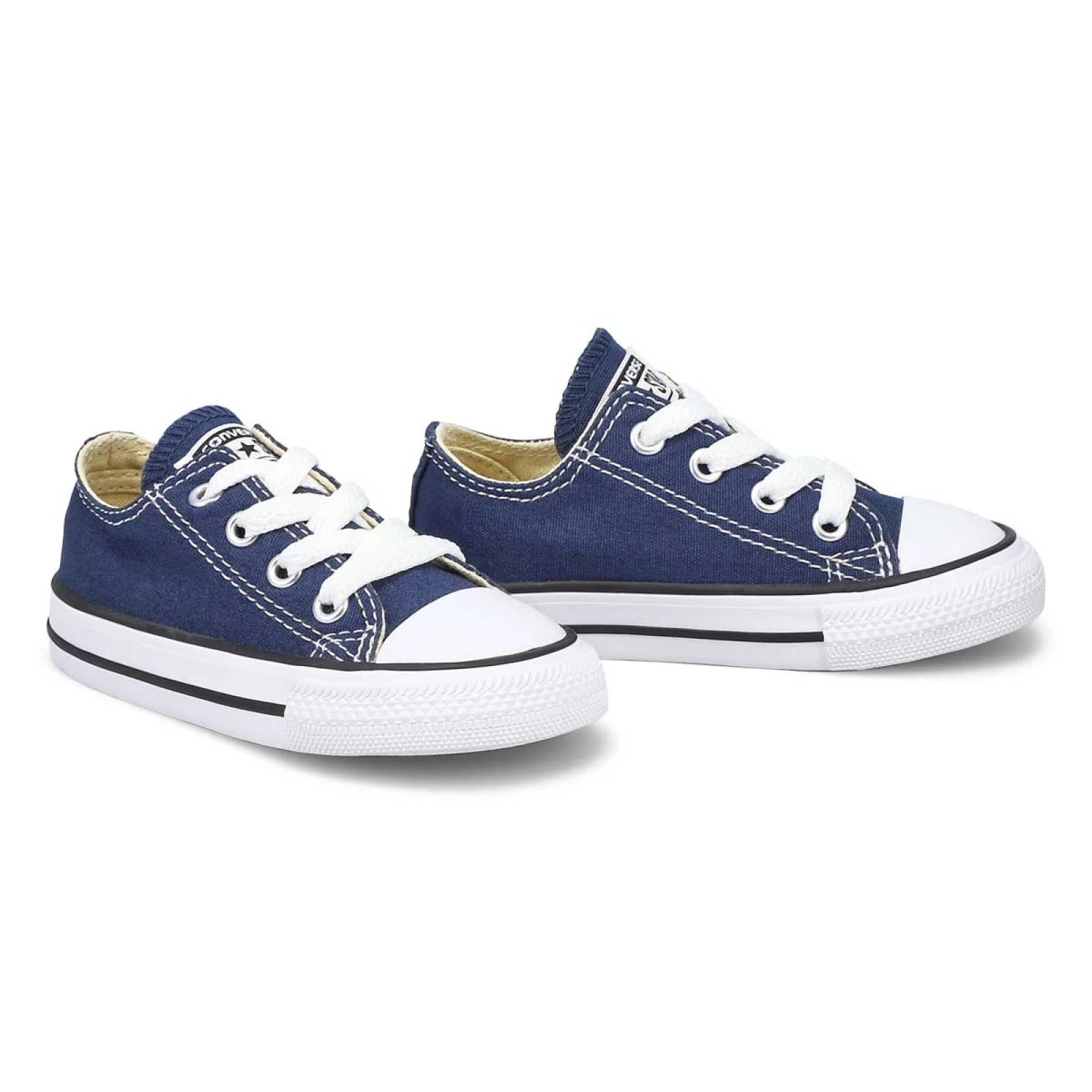 Tenis Converse Choclo Marino Clasico Niños bebé 7j237