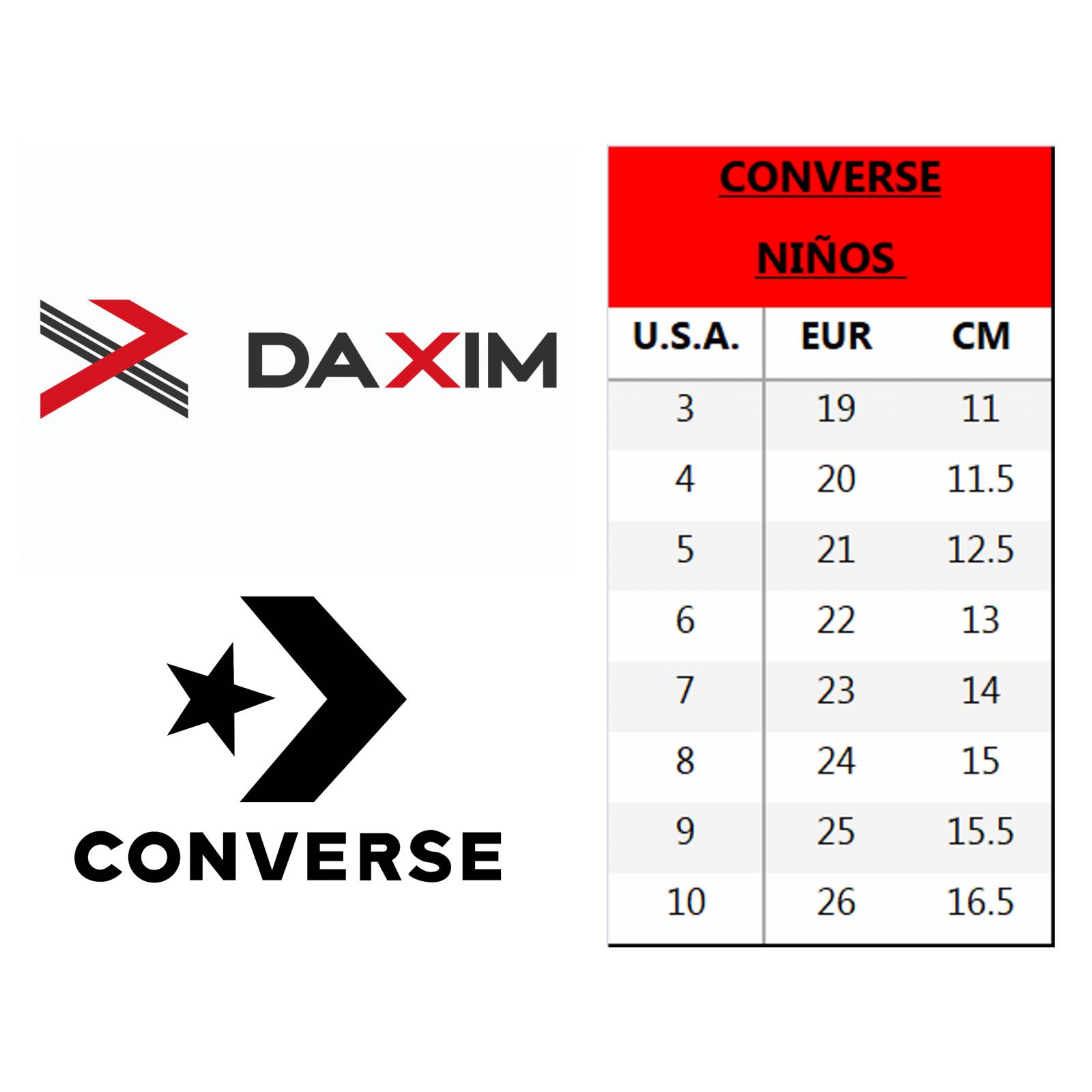 Converse Original Choclo Blanco Clasico Niños bebé 7j256