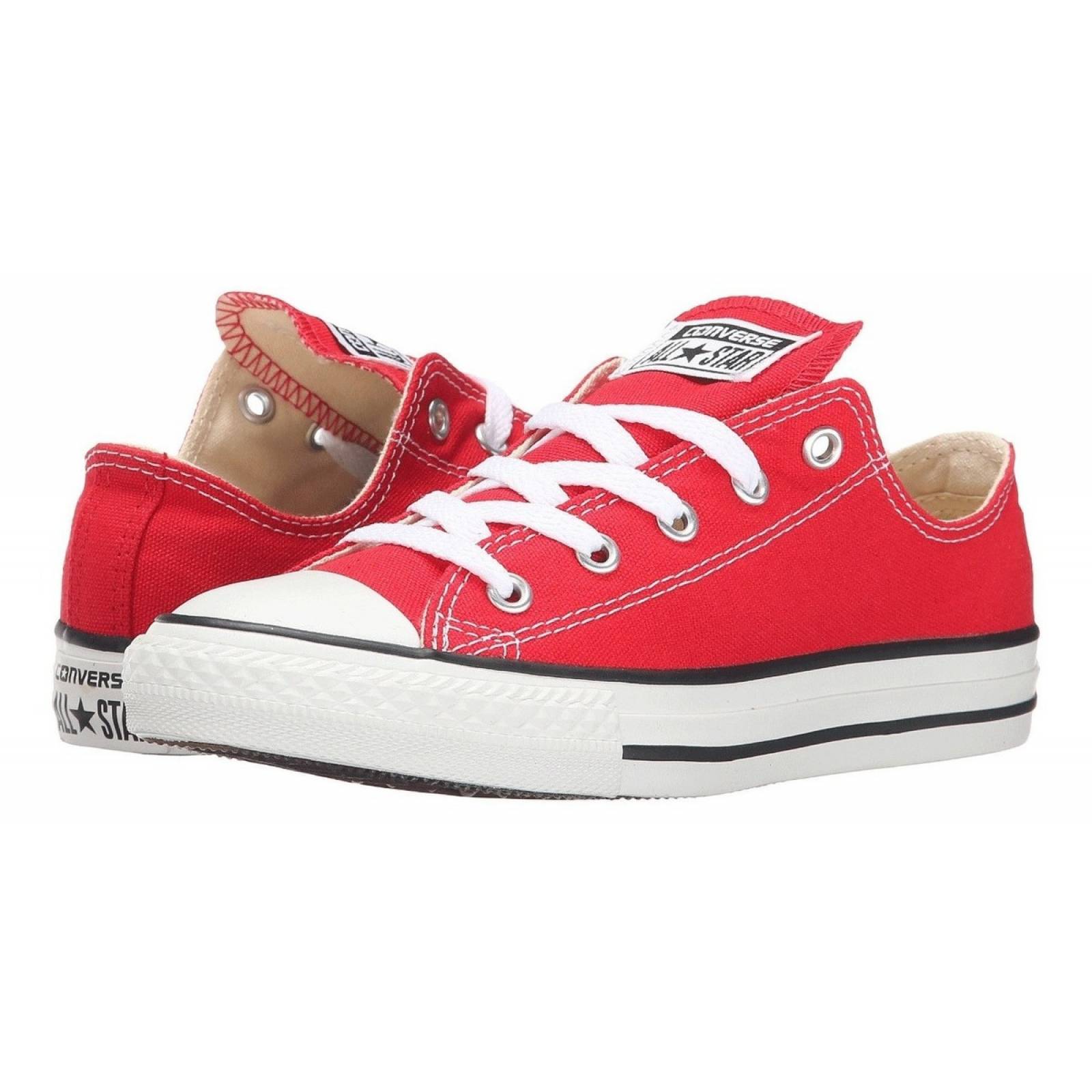 Tenis Original Converse Choclo Rojo Clásico Niños 3j236