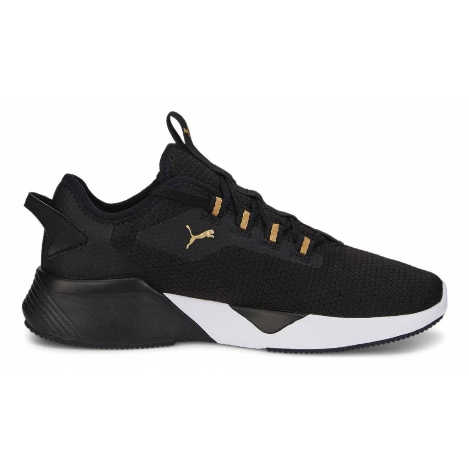 Tenis puma negro con dorado para hombre sale