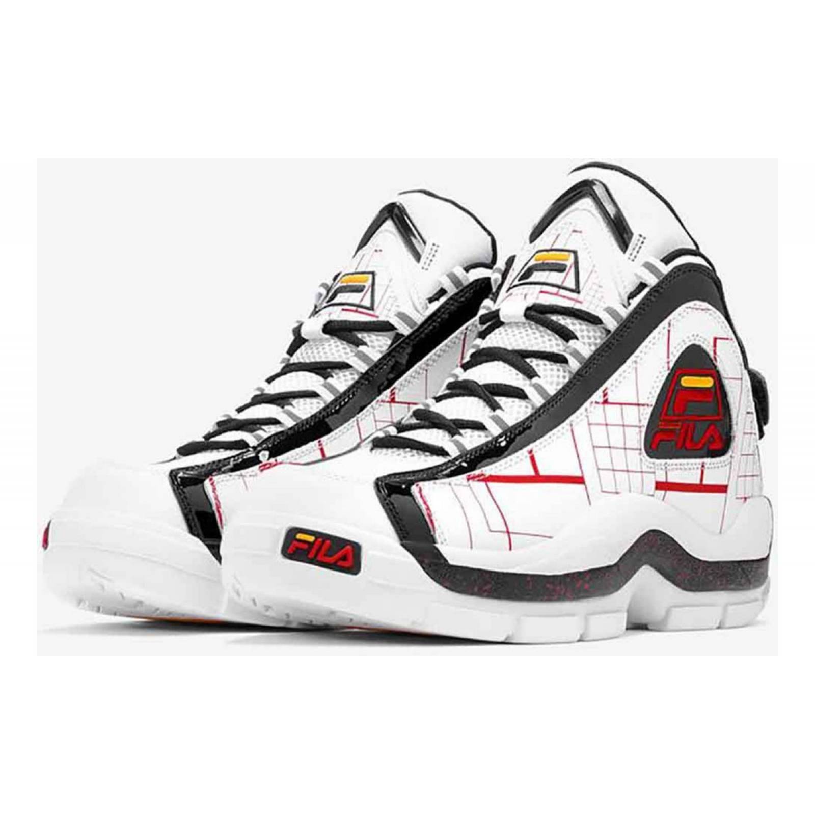 Tenis Fila Grant Hill 2 Blanco Retro Basquet 1bm01753 115
