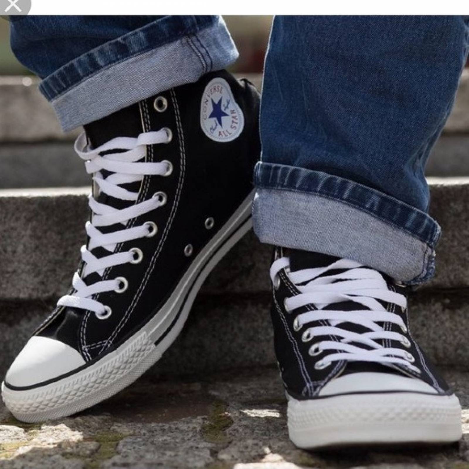 Tenis Converse Clásico All Star Bota Negro Unisex M9160