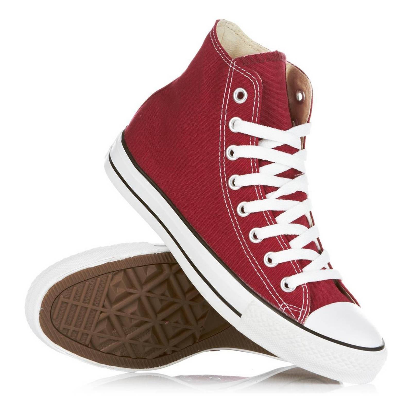 Tenis Original Converse Clásico Bota Guinda Unisex M9613