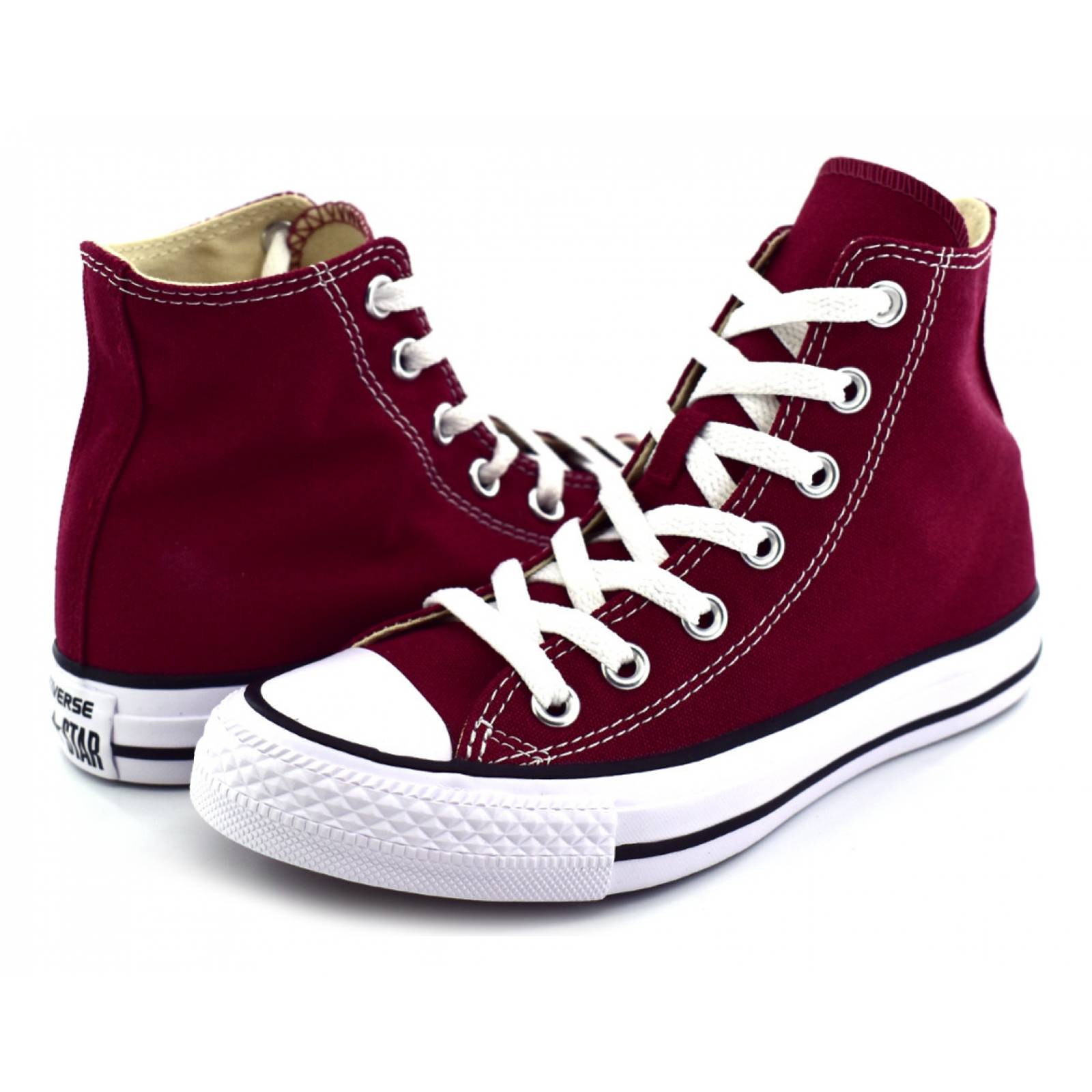 Tenis Original Converse Clásico Bota Guinda Unisex M9613