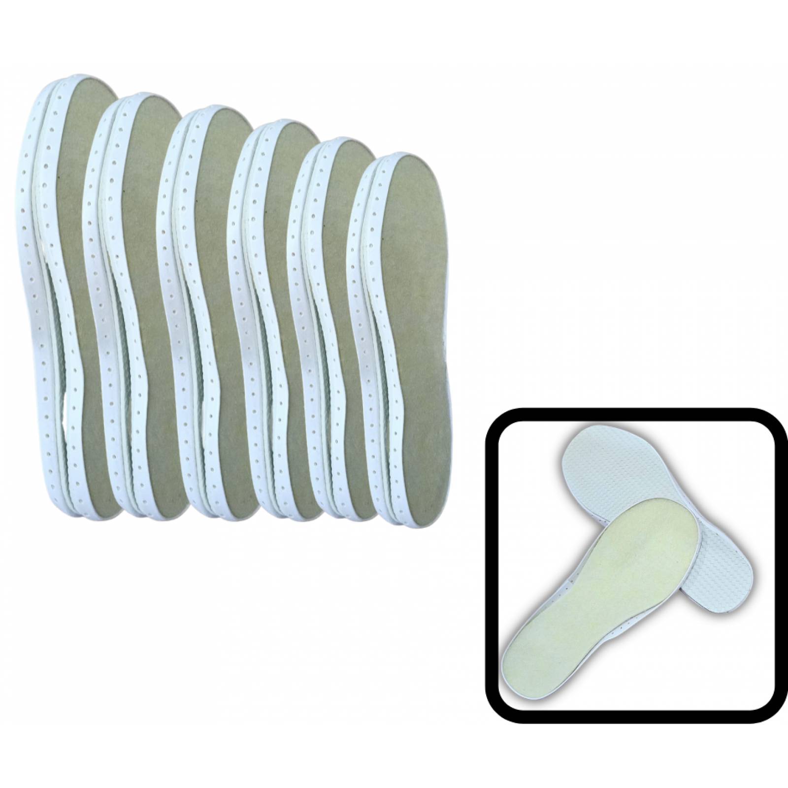 Paquete 4 Plantilla Peluche piso (Paquete 6pzas)