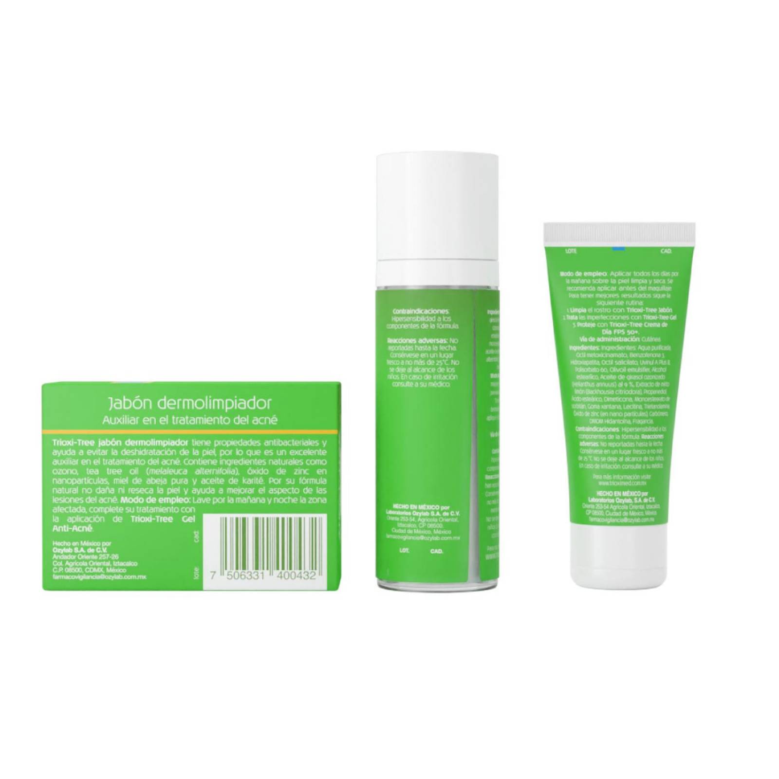 Trioximed | Rutina Anti Acné Trío Trioxi Tree