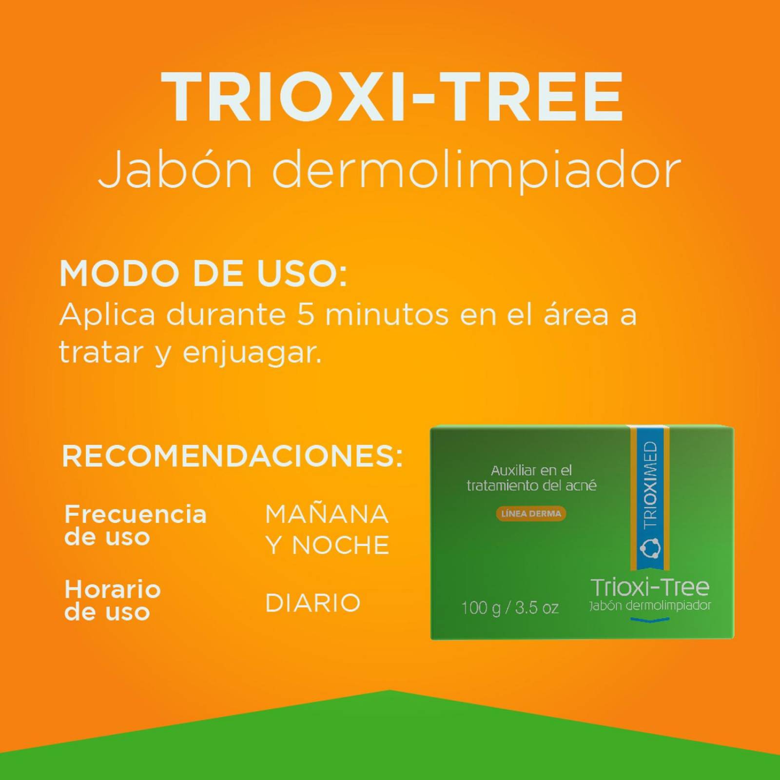 Trioxi-tree | Jabones Dermolimpiador Con Ozono | Pack 4 Pzas 