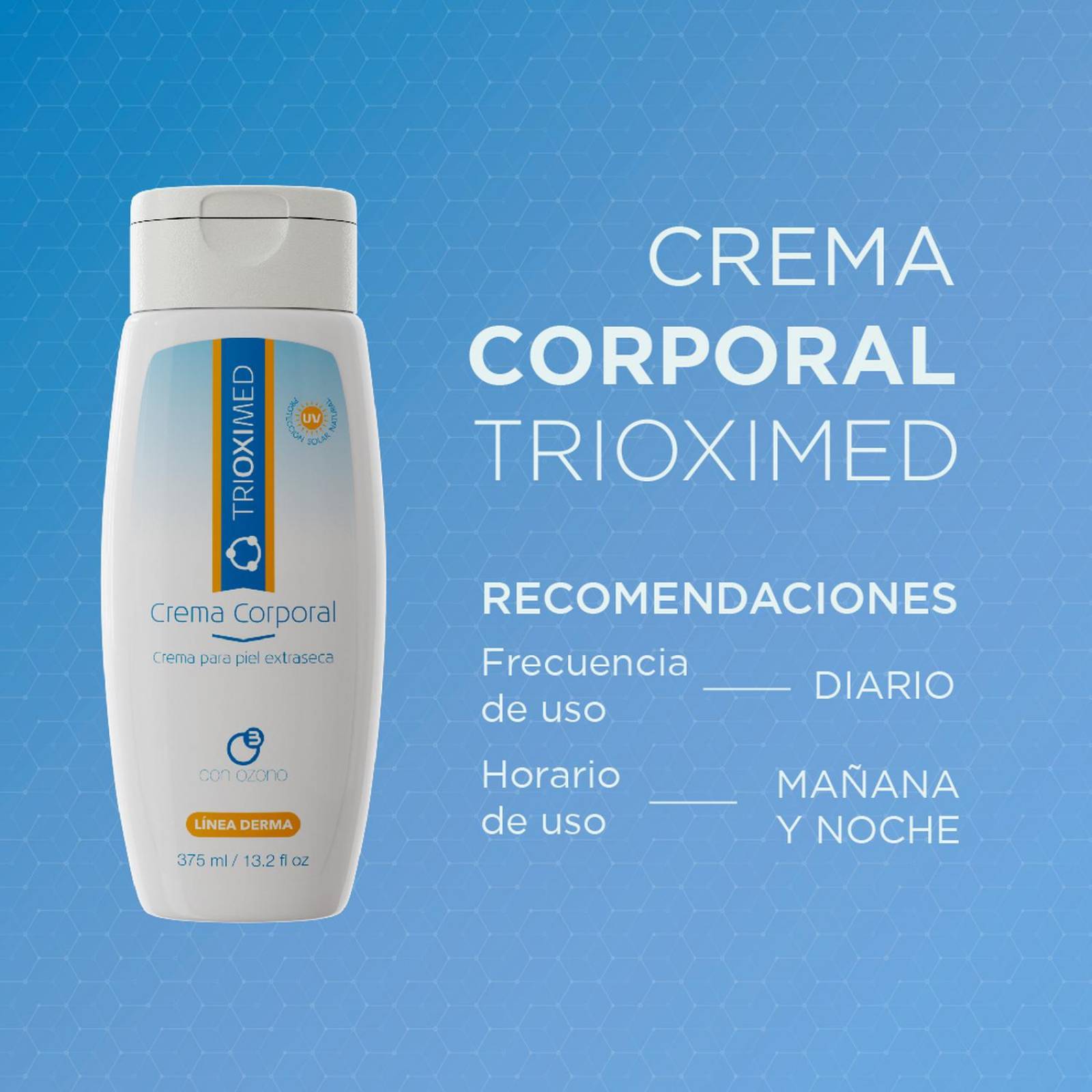Crema Corporal Piel Extraseca Trioximed 375 Ml 