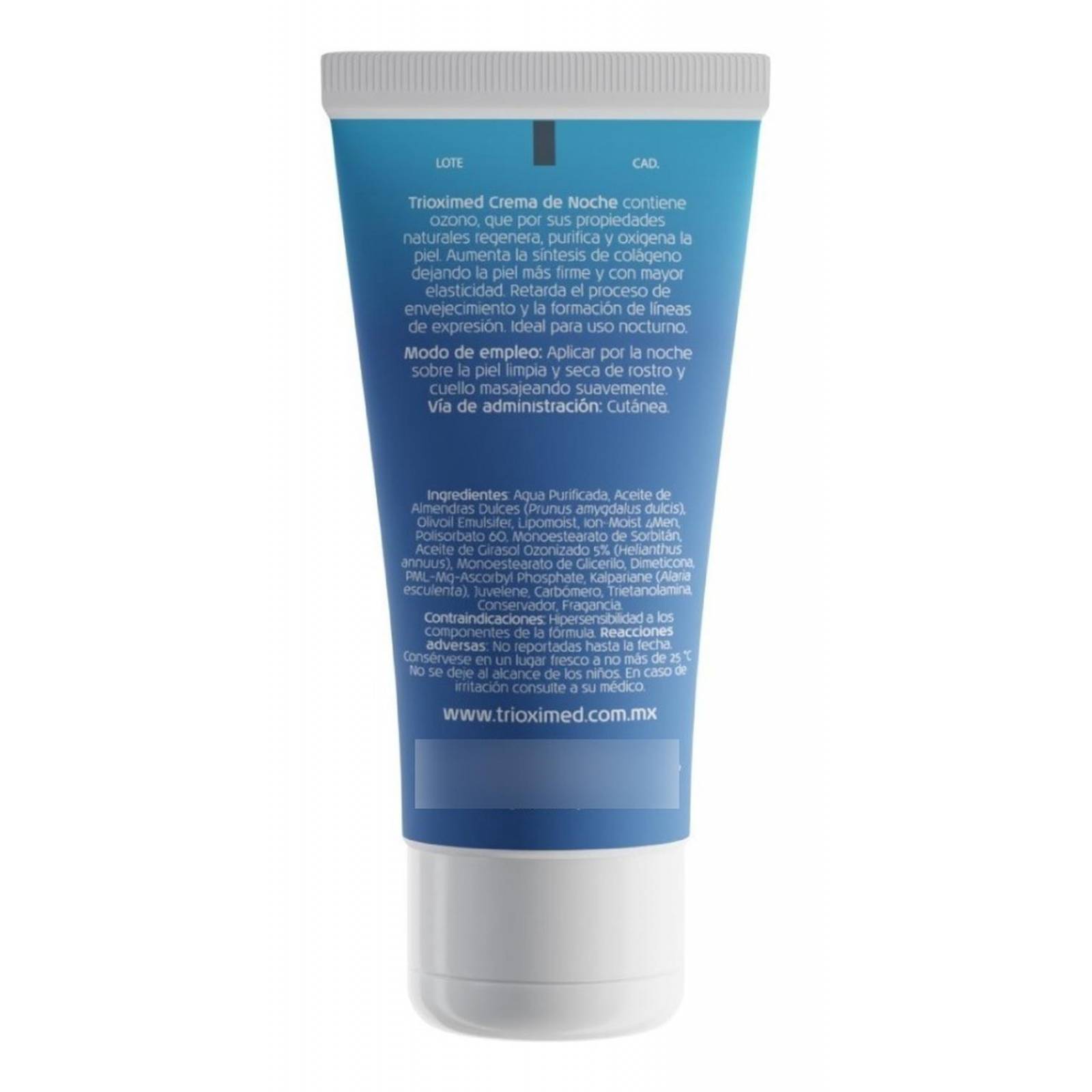 Trioximed | Crema De Noche Con Ozono | 50 G 