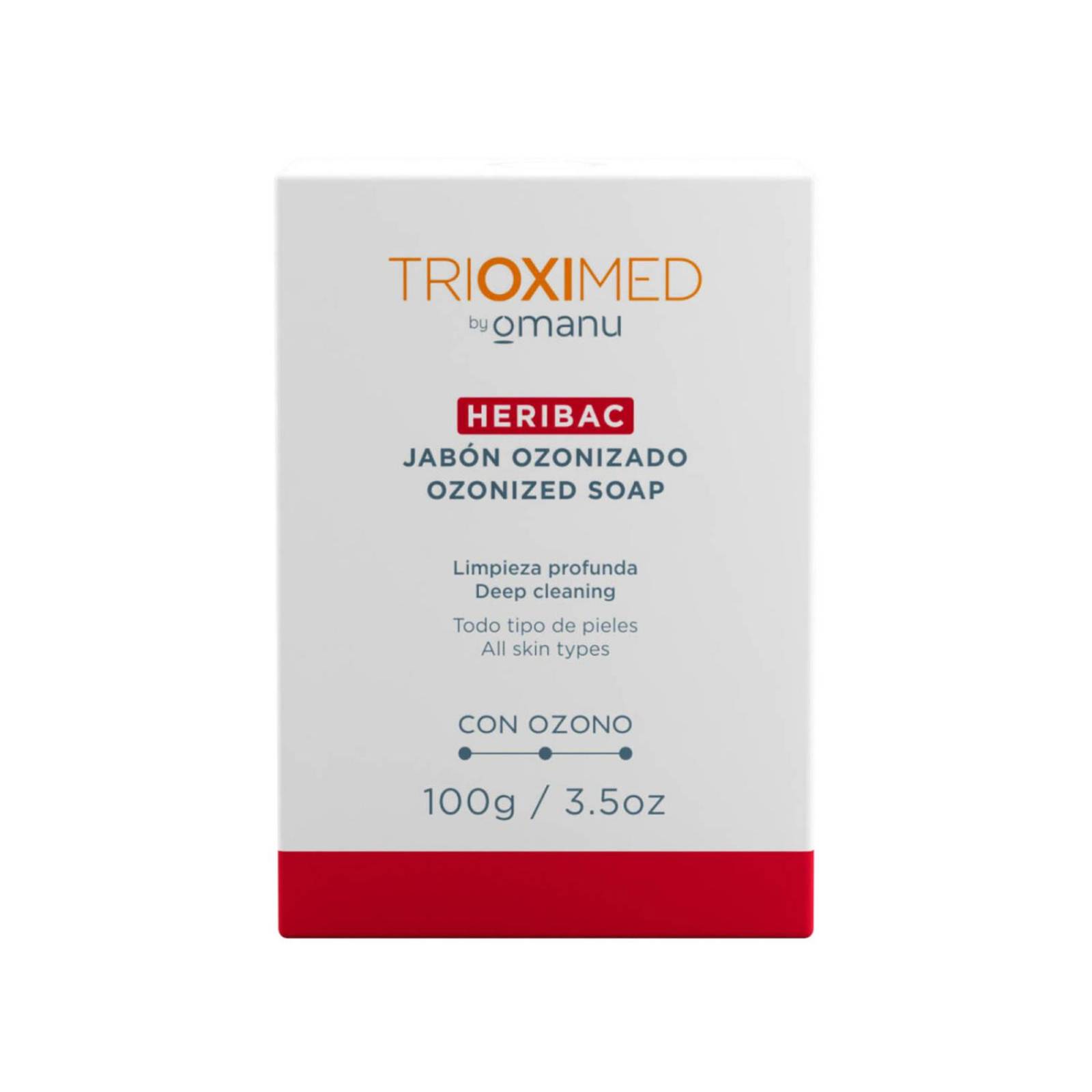 Heribac Jabón Ozonizado 100 G - Trioximed By Omanu 