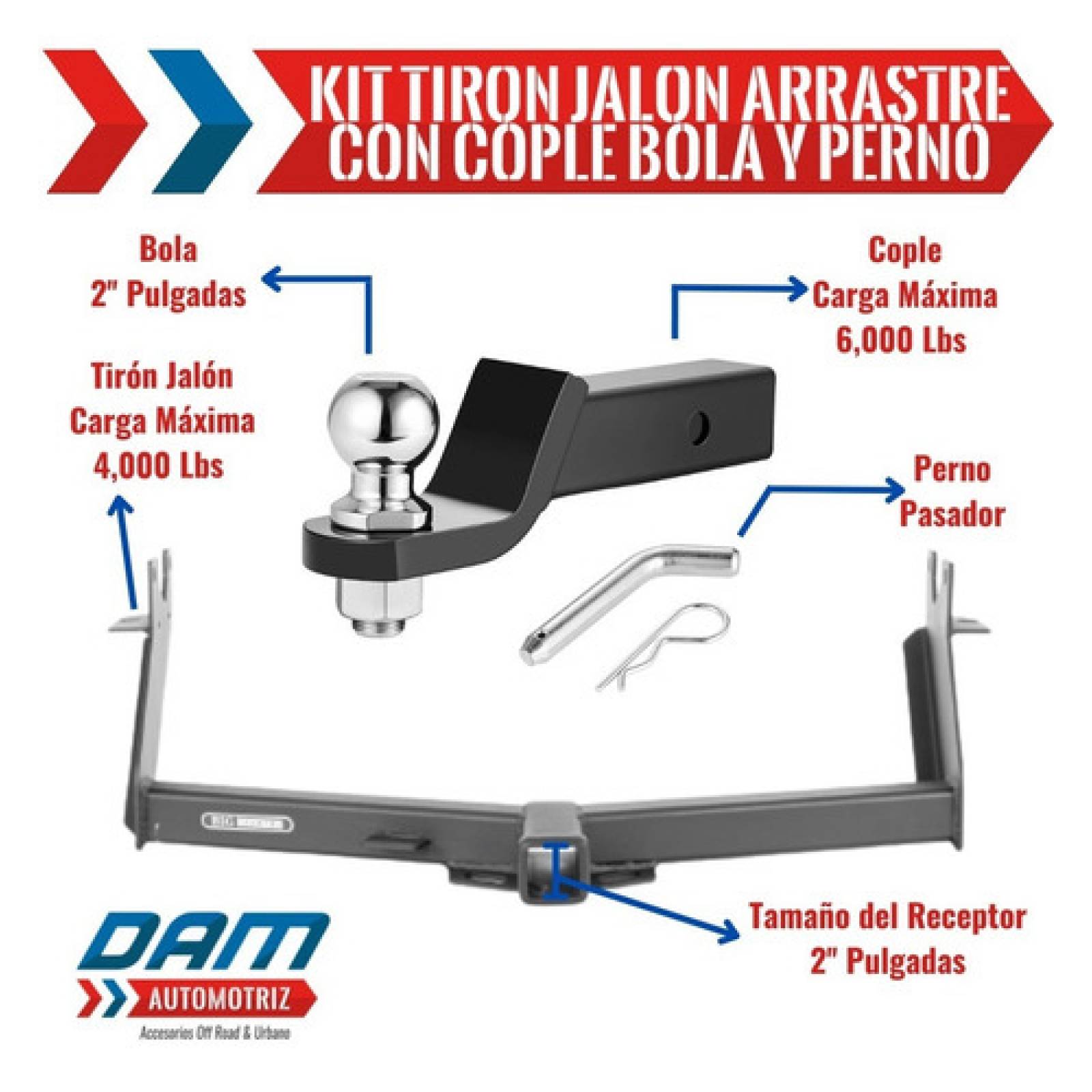Kit Tiron Jalon Arrastre Mitsubishi L200 2016-2023 Gas Dies