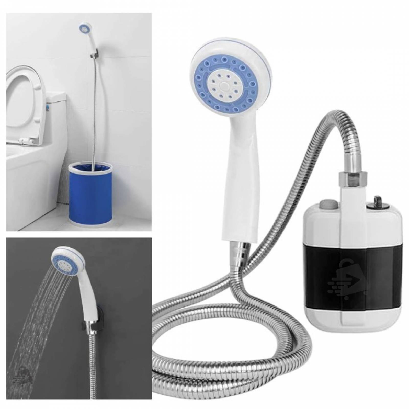 Regadera Portátil De Mano Con Bomba