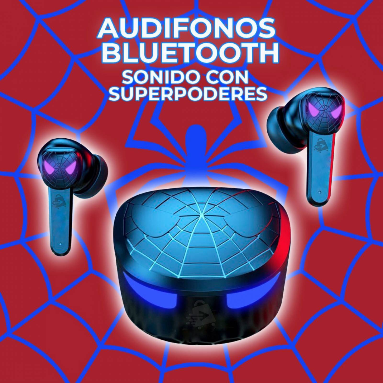 Audífonos Bluetooth Gamer Spiderman