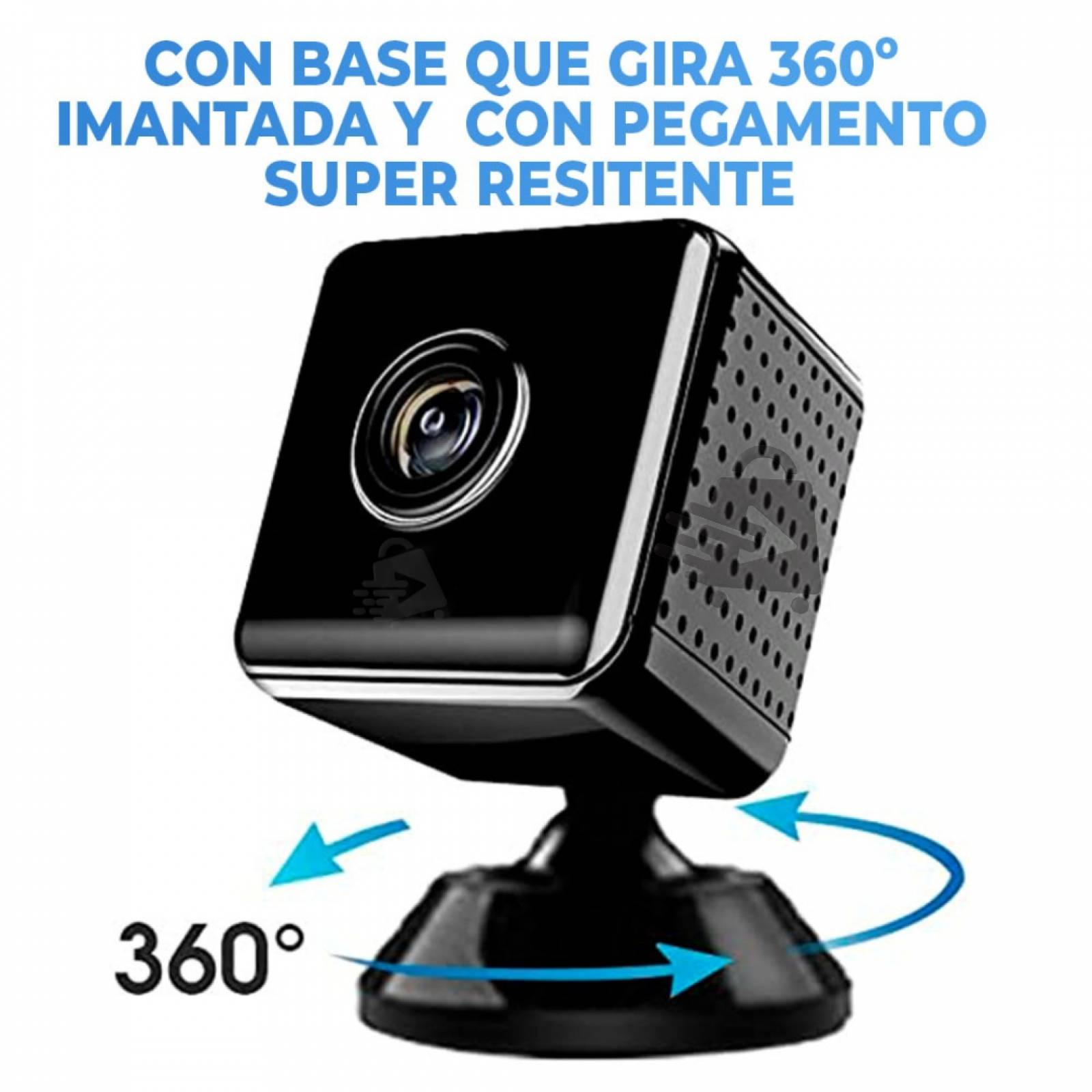 Mini Cámara Espía Ip Hd 1080 Wifi Sensor Movimiento Batería Imantad