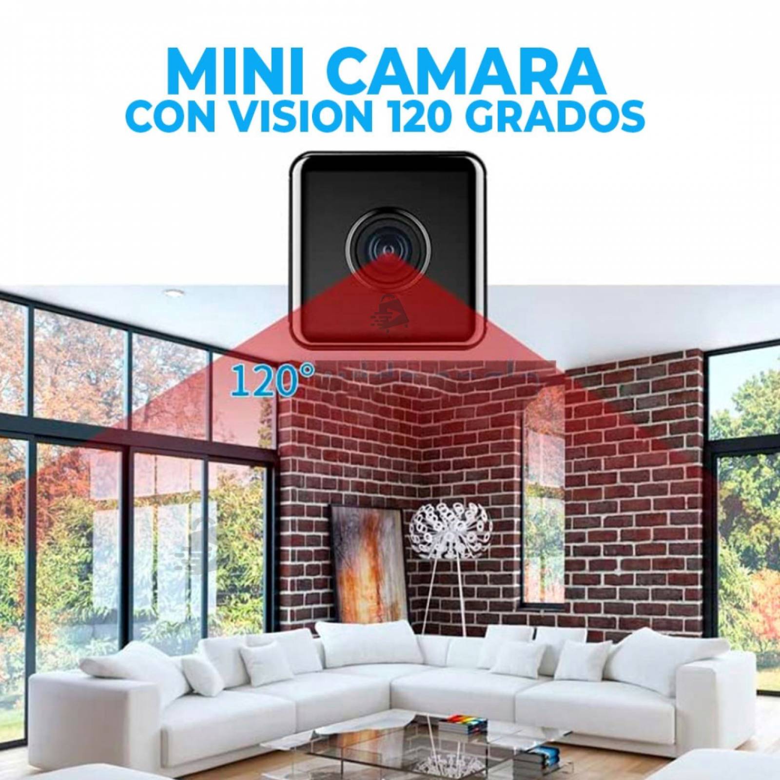 Súper Mini Cámara Espía Wifi Full HD Con Iman Batería Recargable