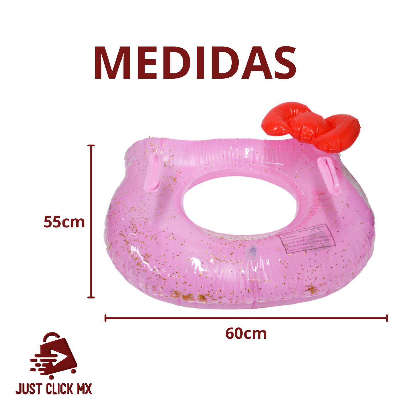 Flotador Salvavidas Tipo Hello Kitty Inflable Grande