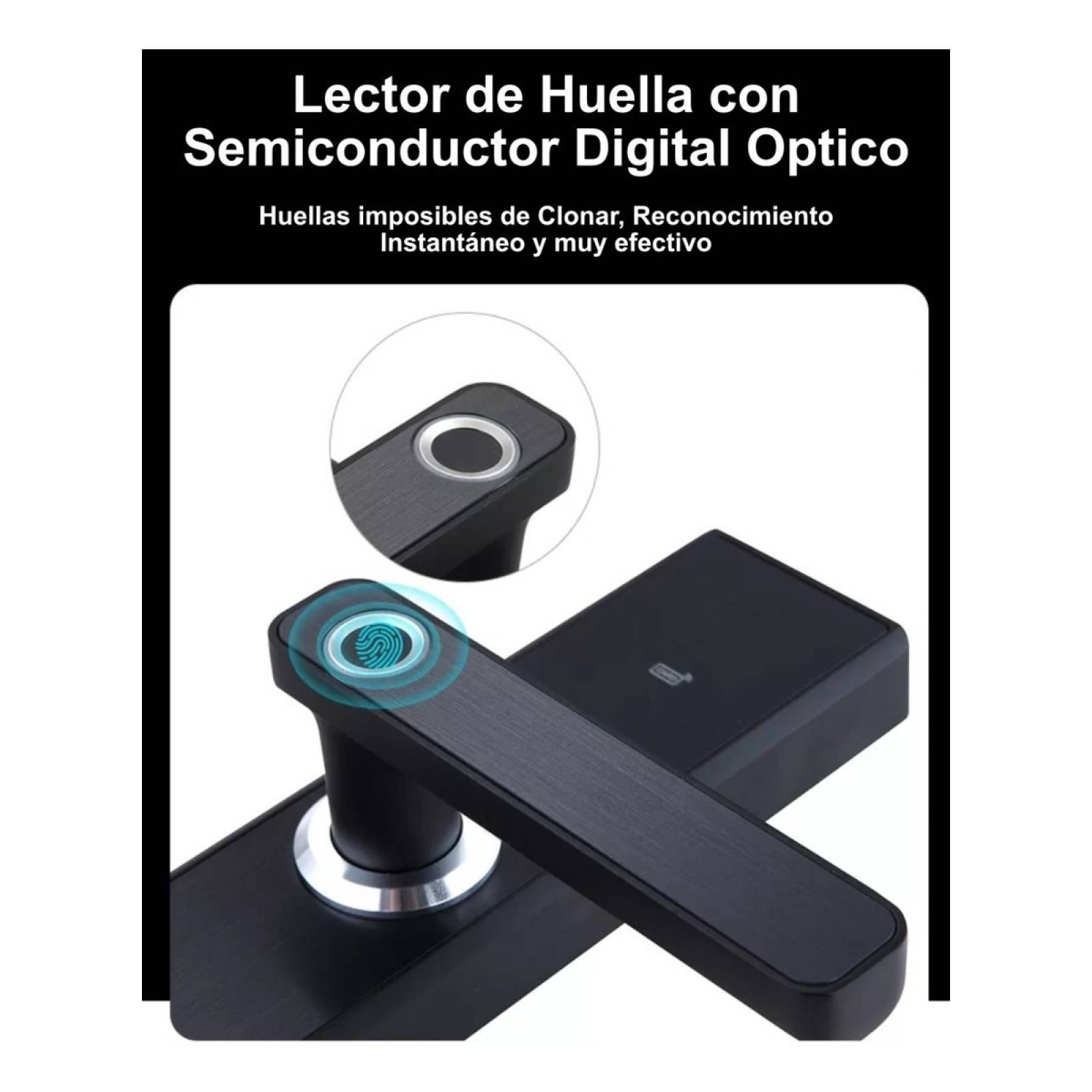 Cerradura Inteligente Wifi Ap Apertura Remota Huella Digital