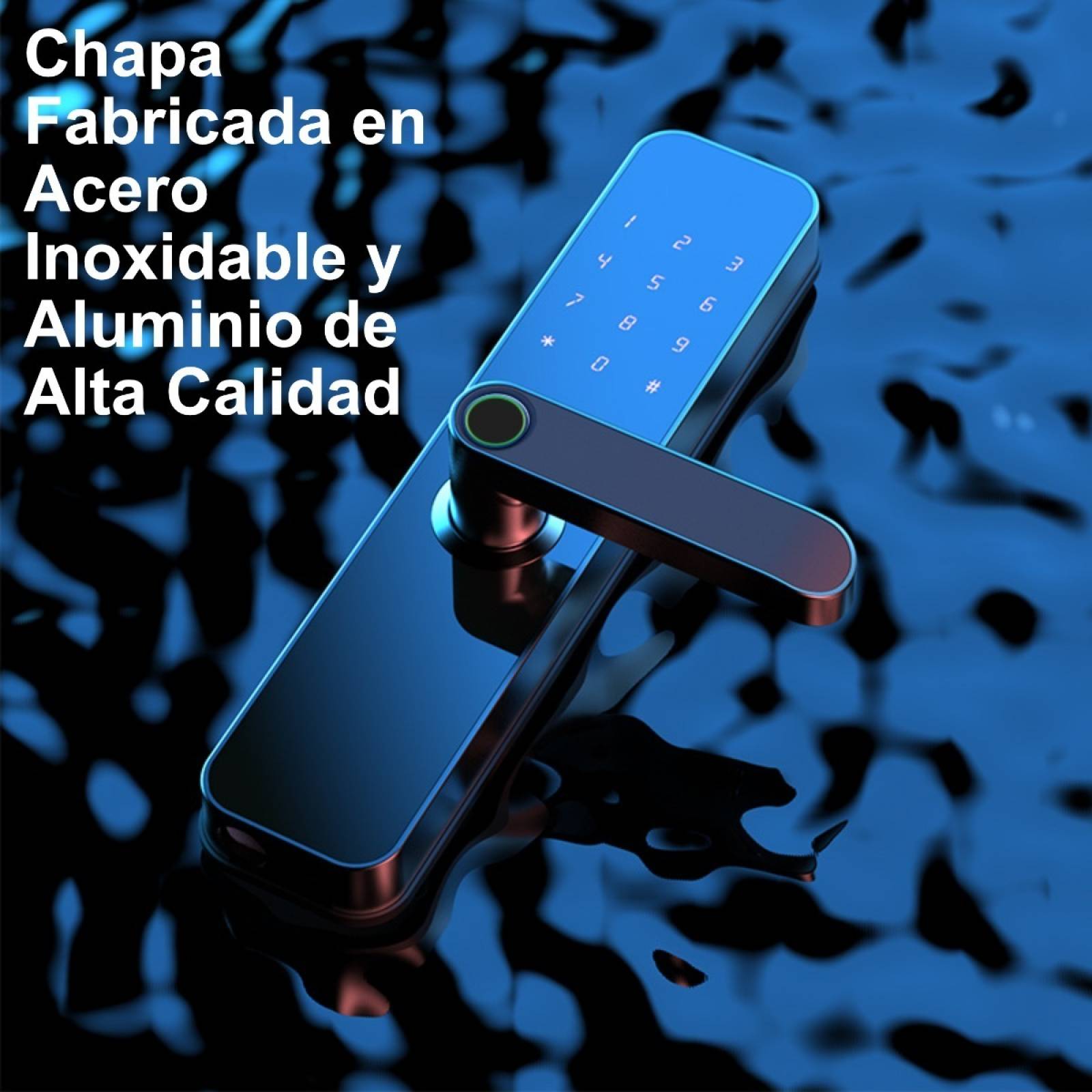 Cerradura Inteligente Wifi Ap Apertura Remota Huella Digital
