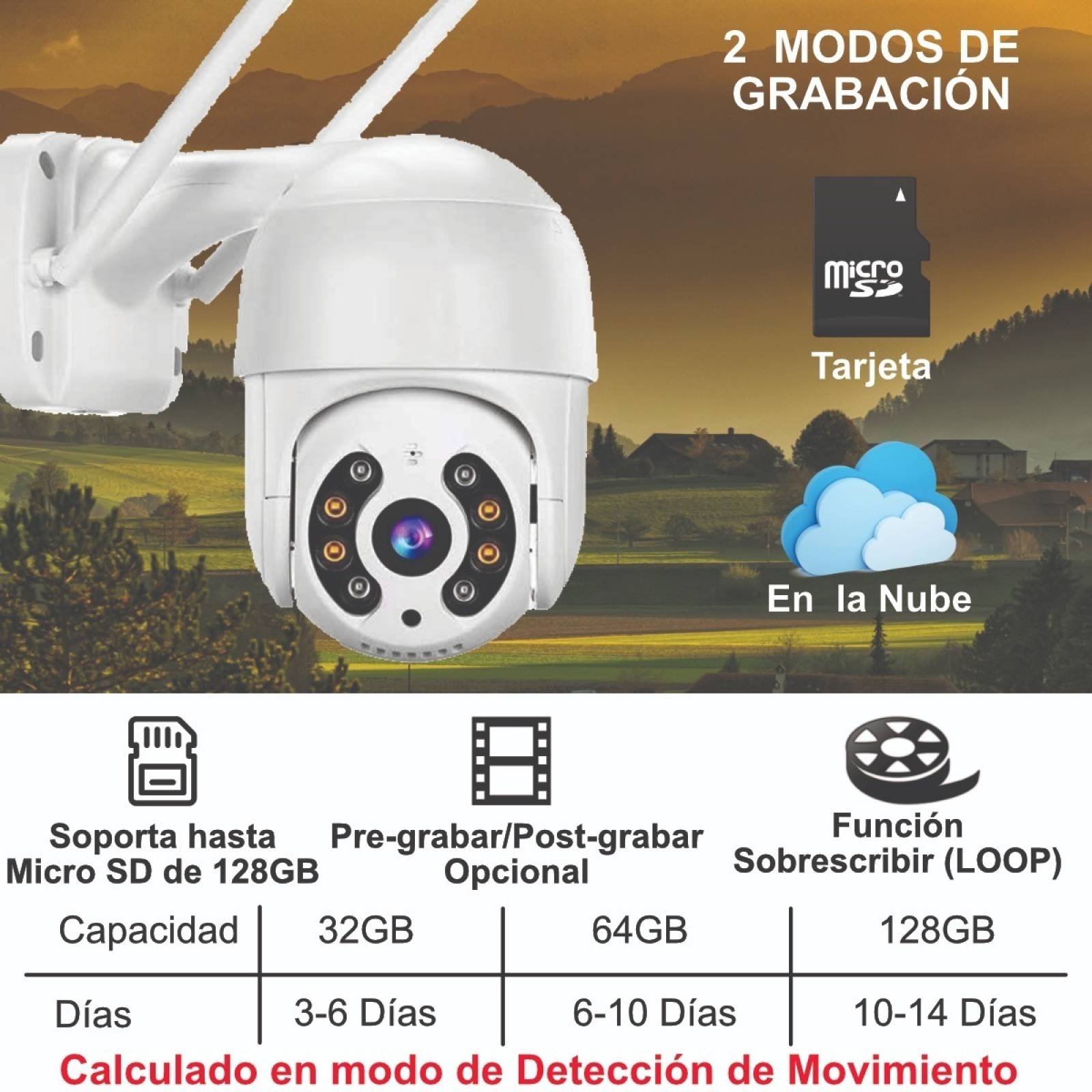 Camara Ip Wifi Vigilancia 5mp Ultra Hd Ptz Icsee Ovnif Rj45