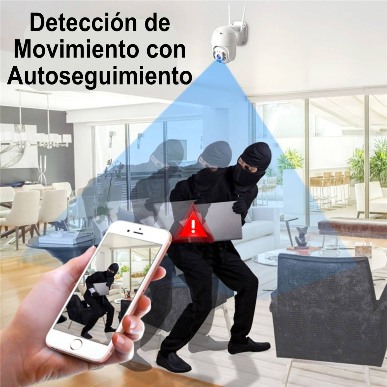 Camara Seguridad Exterior 8mp 4k Ptz Wifi Icsee Ovnif Y Rj45