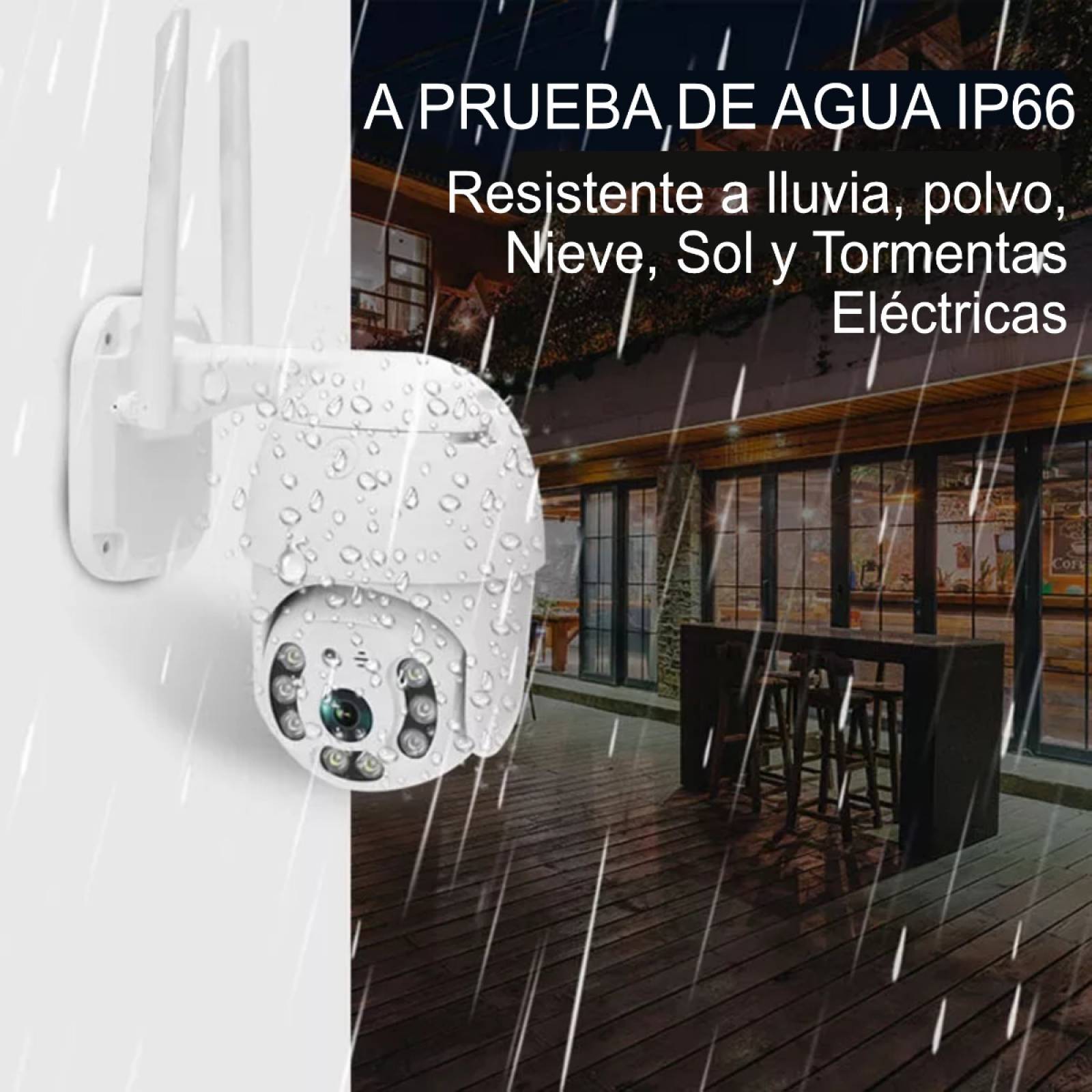 Camara Seguridad Exterior 8mp 4k Ptz Wifi Icsee Ovnif Y Rj45